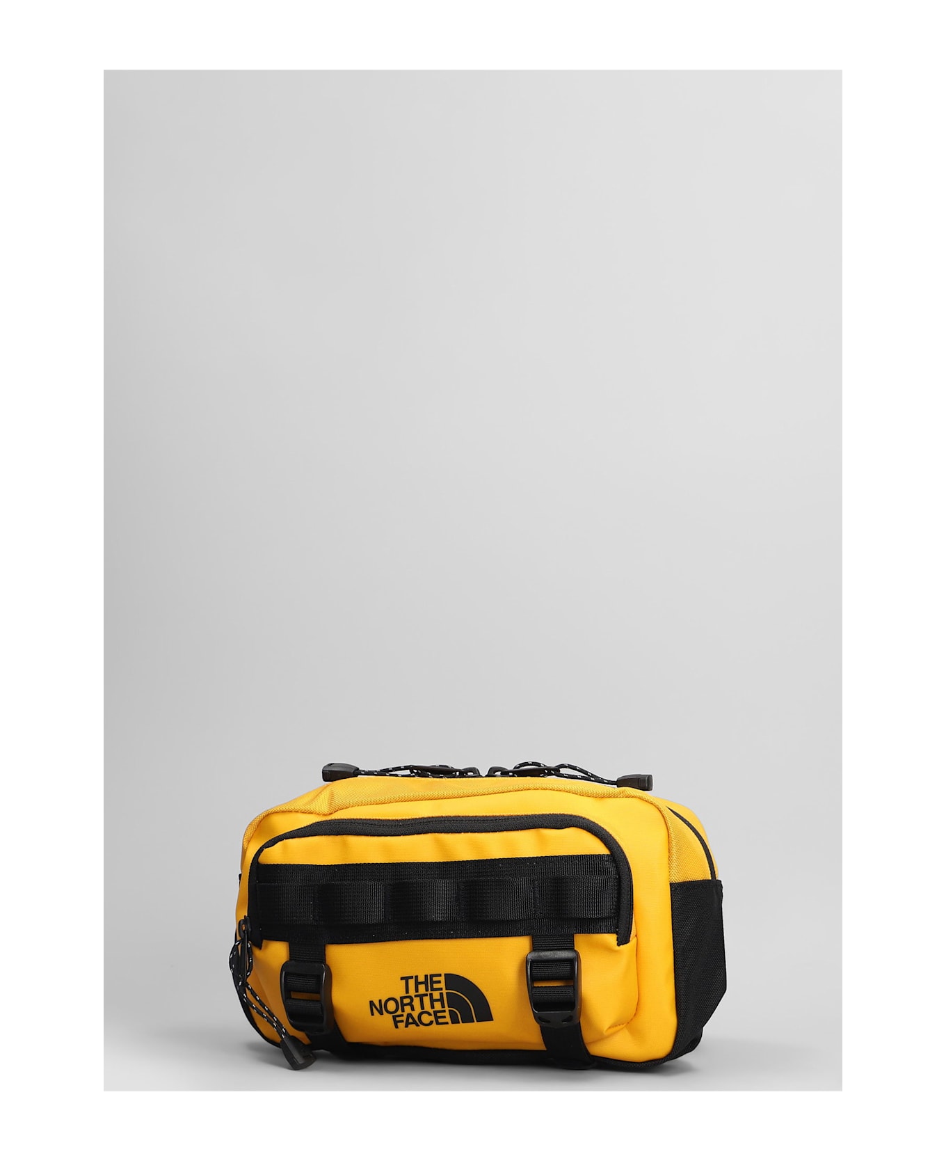 The North Face Base Camp Lumbar Waist Bag In Yellow Fabric - yellow