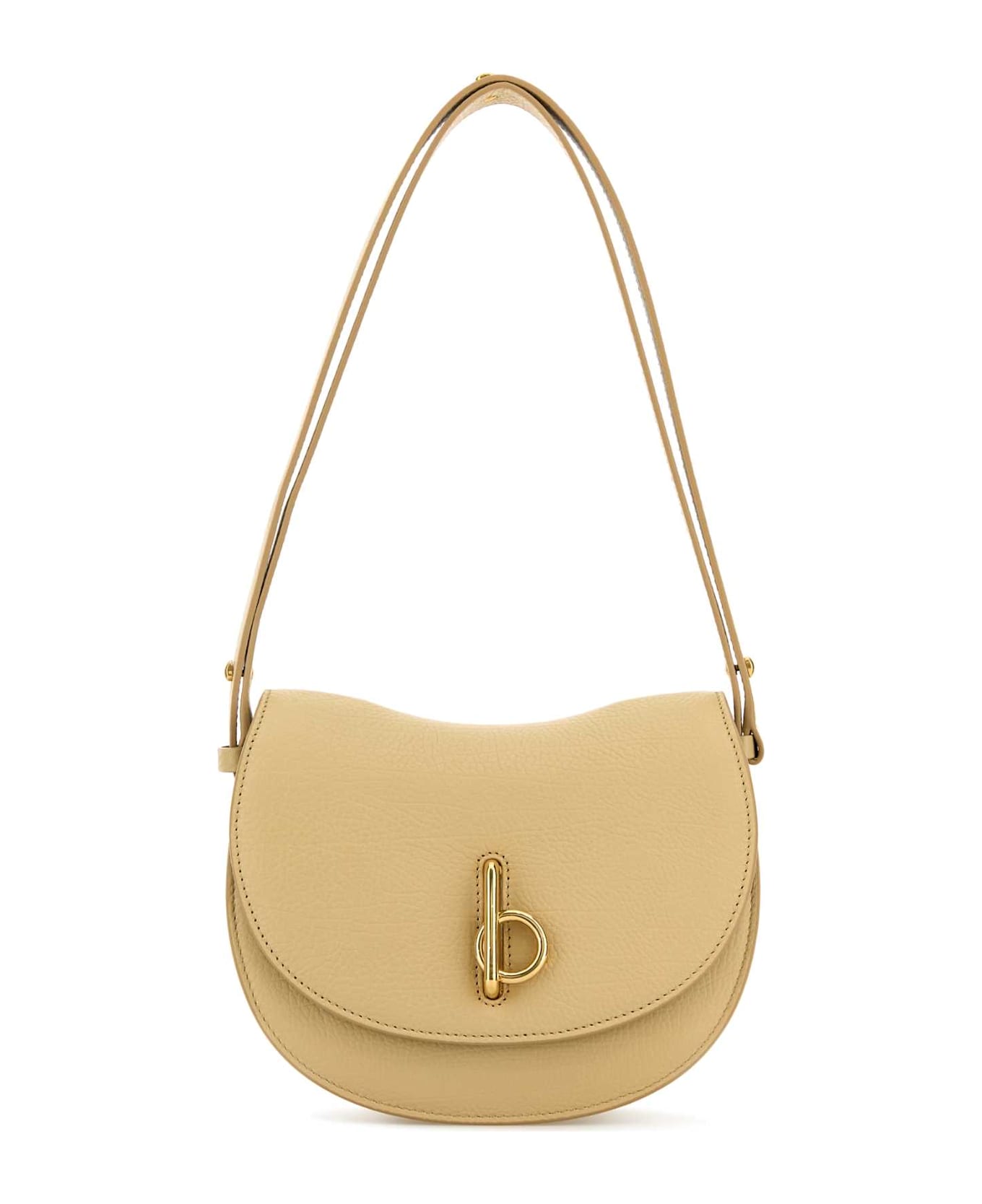 Burberry Sand Leather Small Rocking Horse Shoulder Bag - SAND