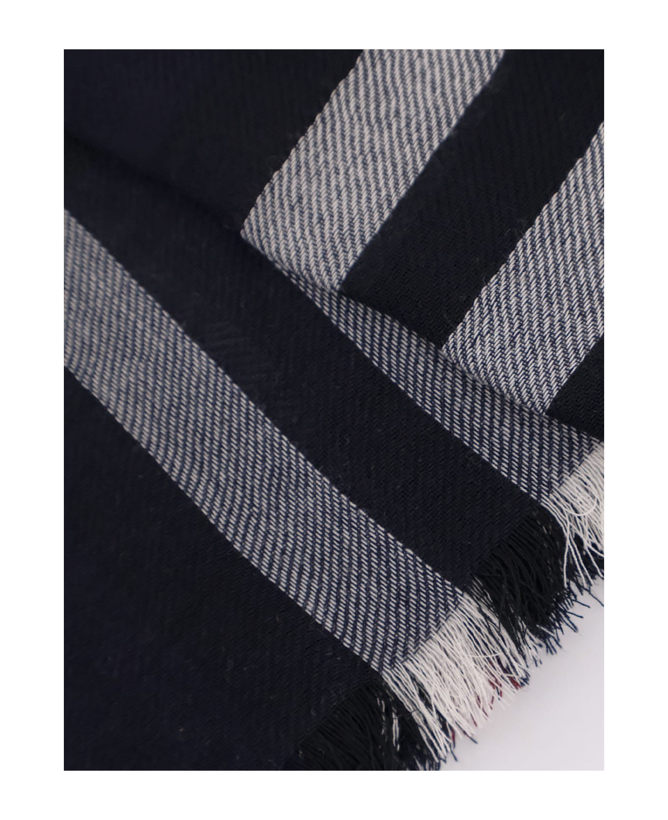 Burberry Giant Check Cashmere Scarf - INK