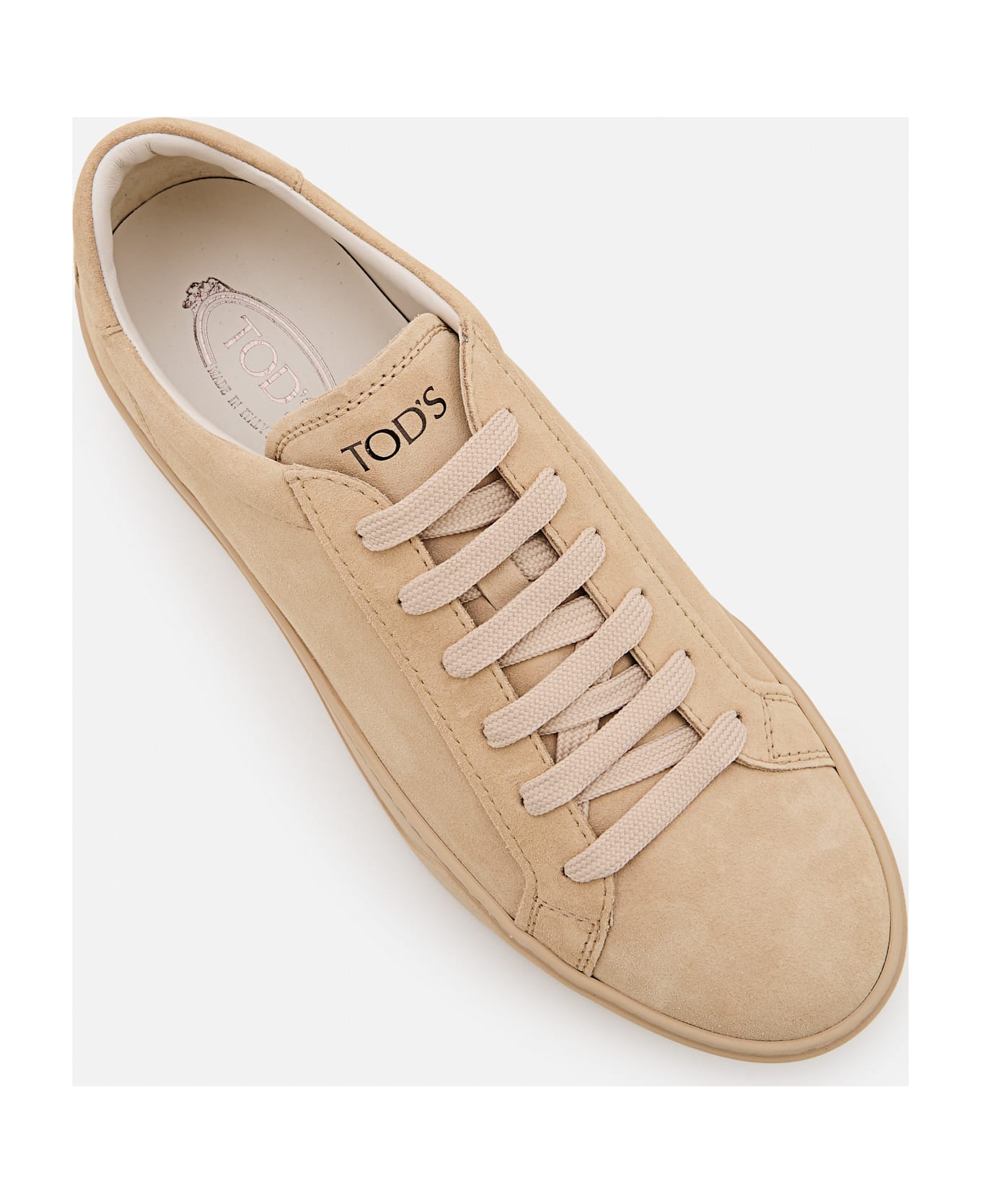 Tod
s Suede Leather Sneakers - Beige
