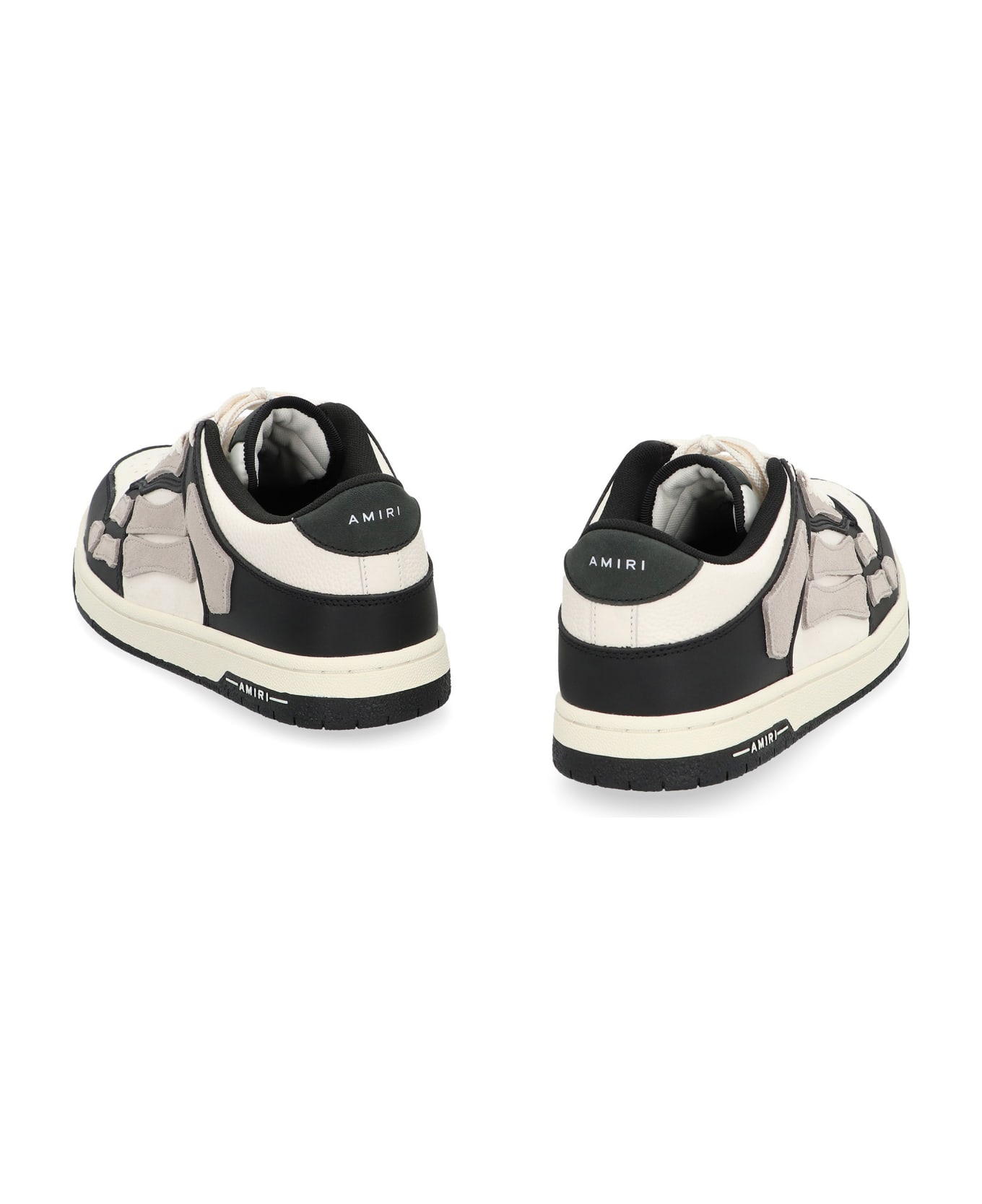 AMIRI Skel Top Low-top Sneakers - NEUTRALS/BLACK