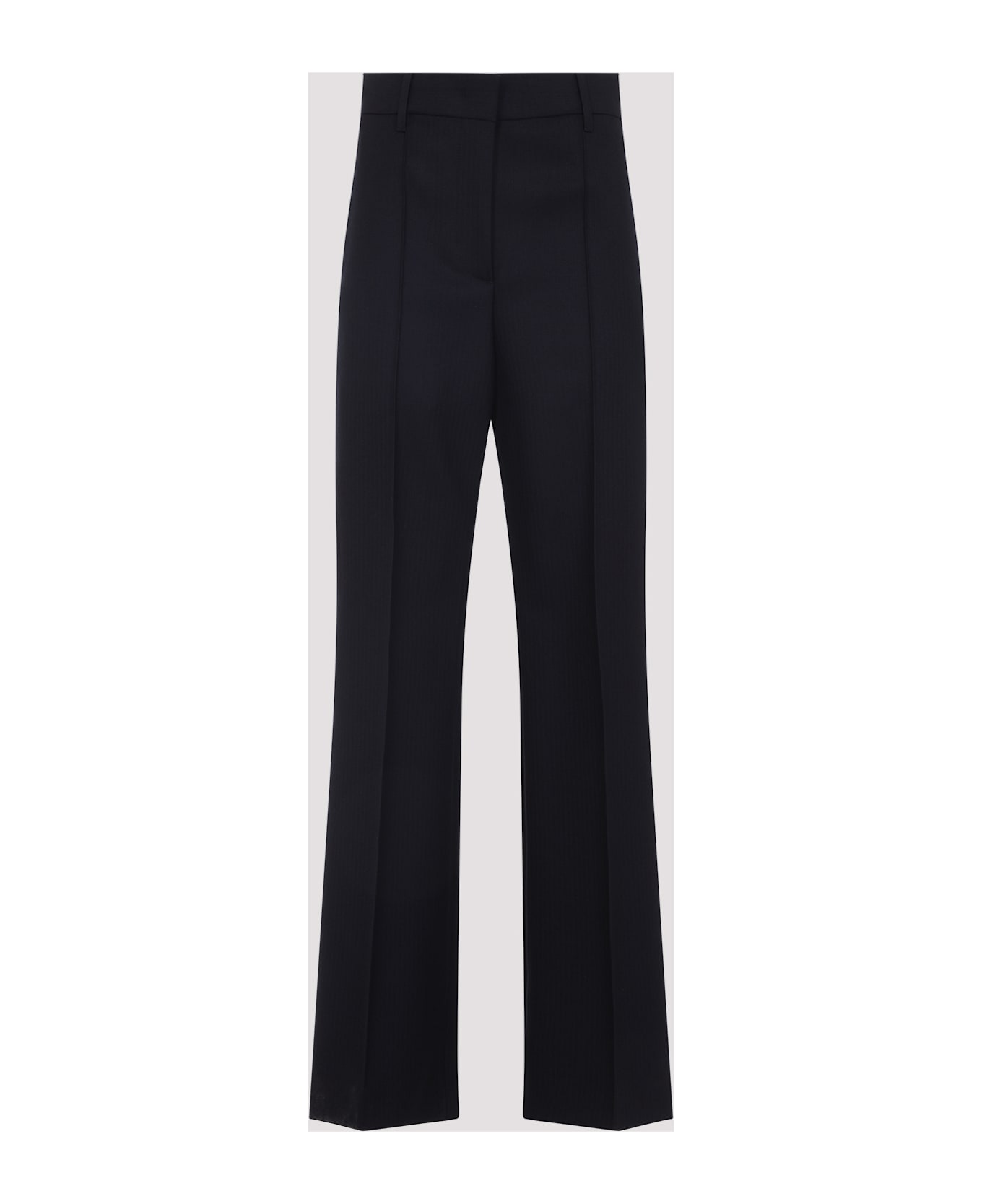Prada Virgin Wool Pants - Bleu