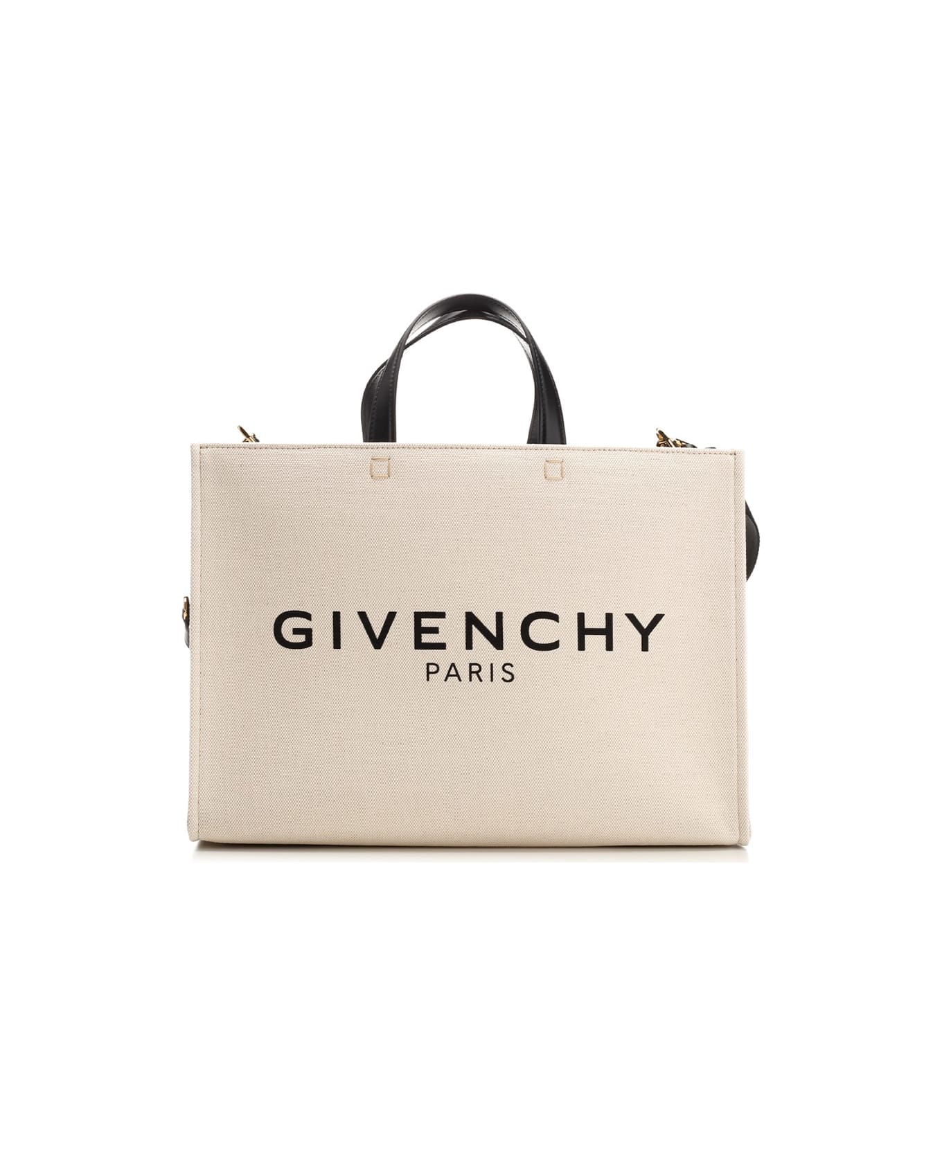 Givenchy 'g' Canvas Tote Bag - WHITE