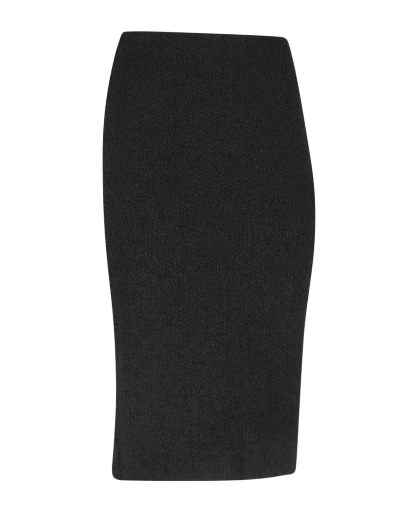 Bottega Veneta Pencil Skirt - Black