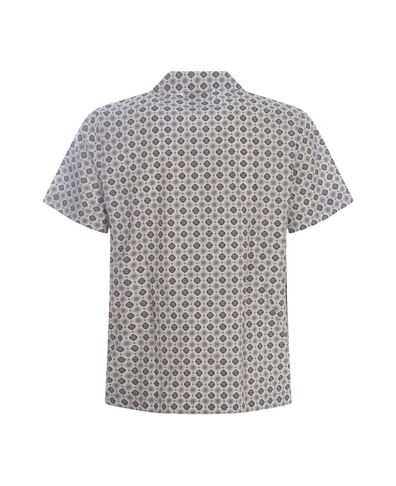 A.P.C. Pattern-printed Short-sleeved Shirt - White