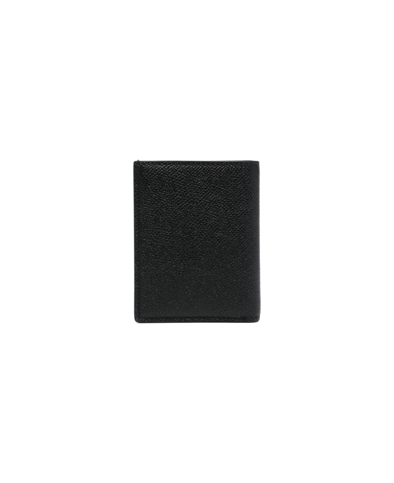 Tom Ford Flap Card Case Ft Silver - Black