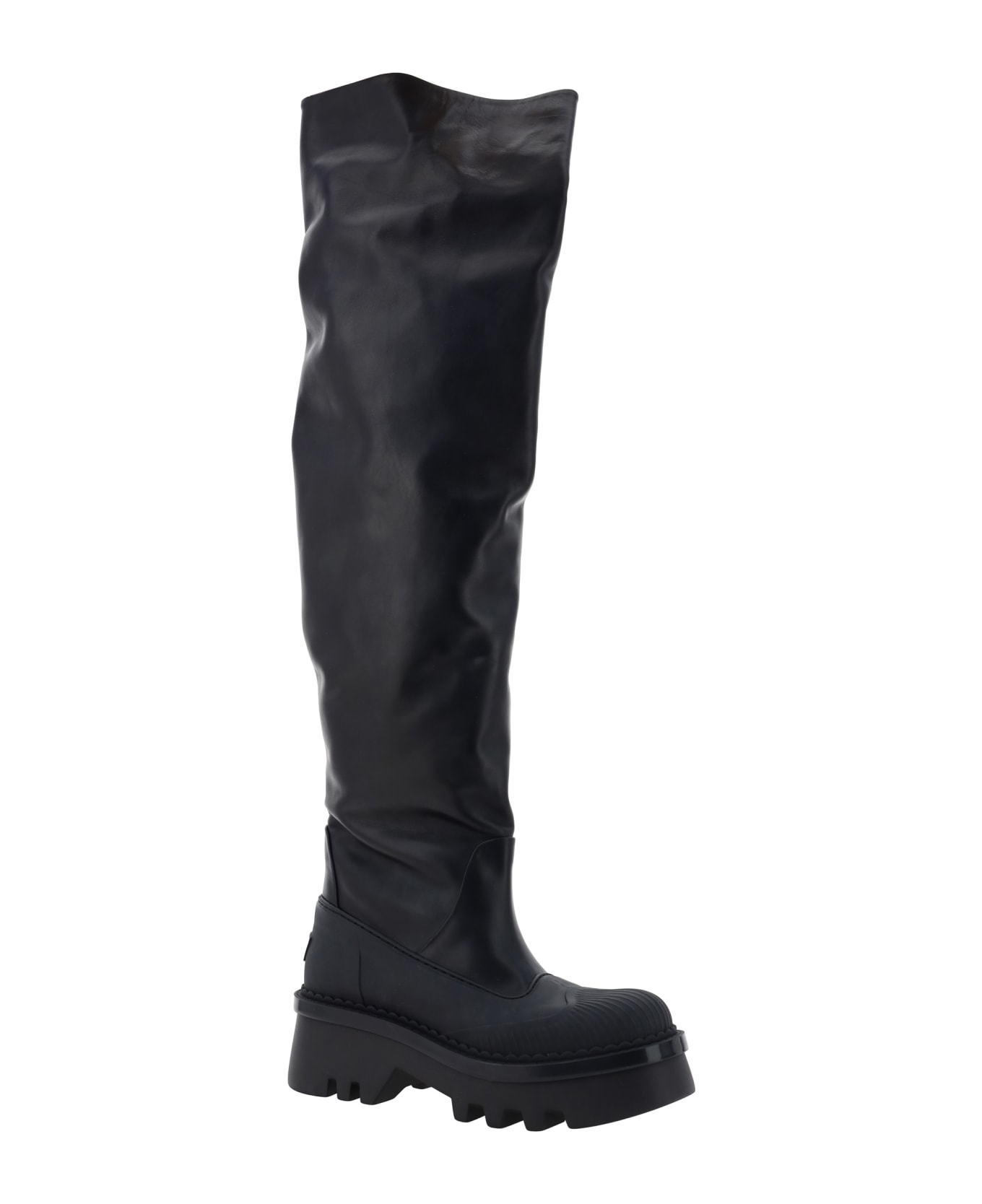 Chloé Chloè Raina Over Knee Boots - Black ブーツ