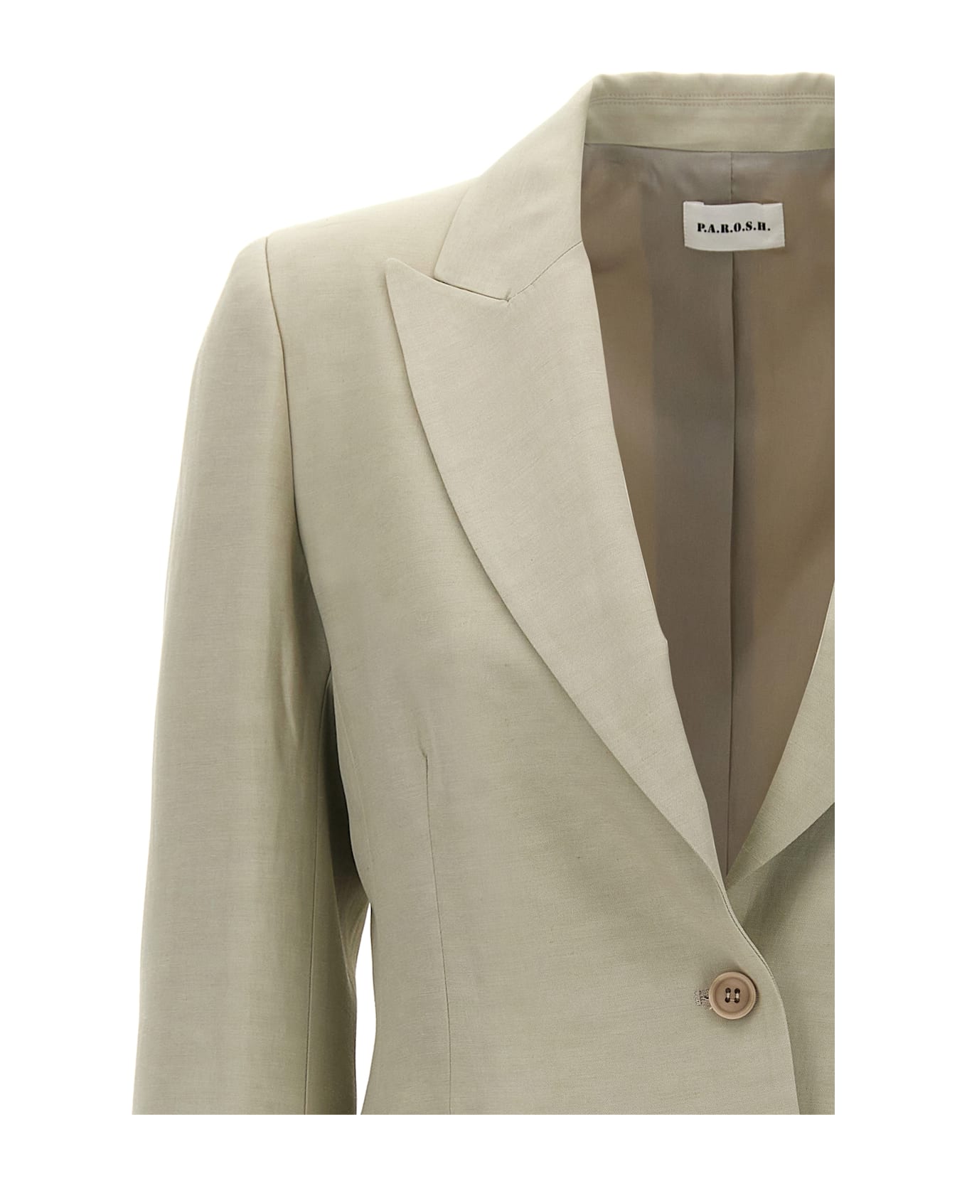 Parosh Single-breasted Blazer - Grigio