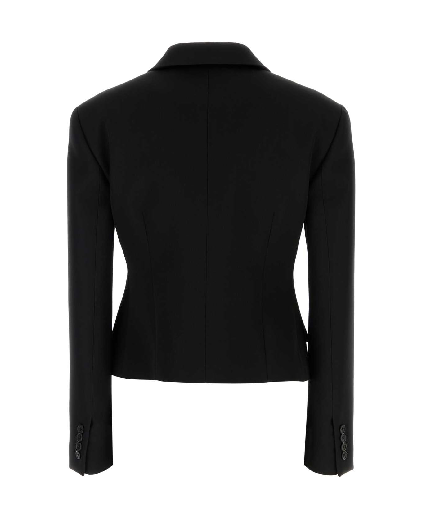 The Row Black Wool Fletcher Blazer - BLACK