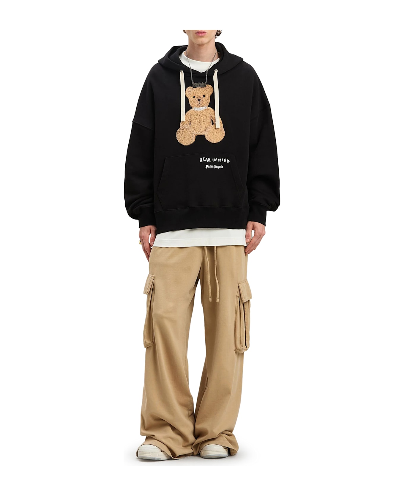 Palm Angels Bear In Mind Hoodie - Black