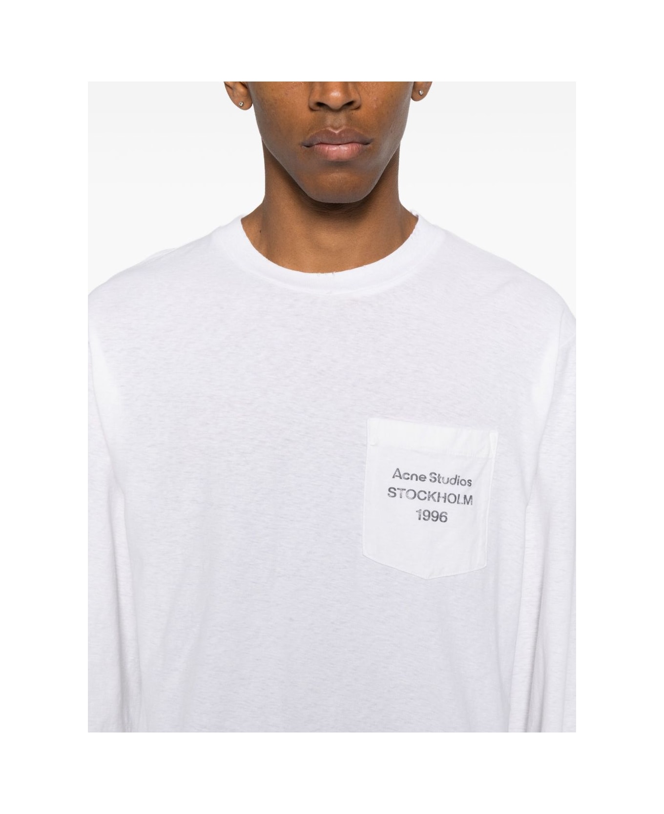 Acne Studios Logo T-shirt - White