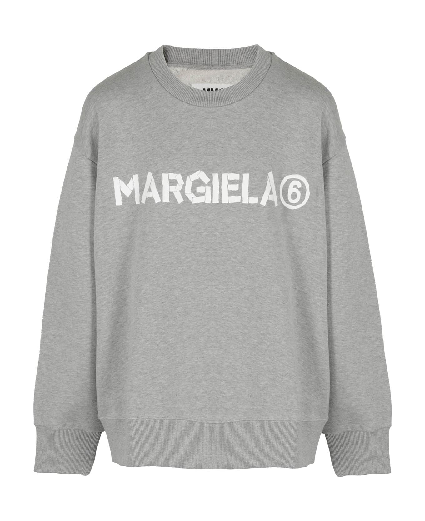 MM6 Maison Margiela Felpa - Grey ニットウェア＆スウェットシャツ