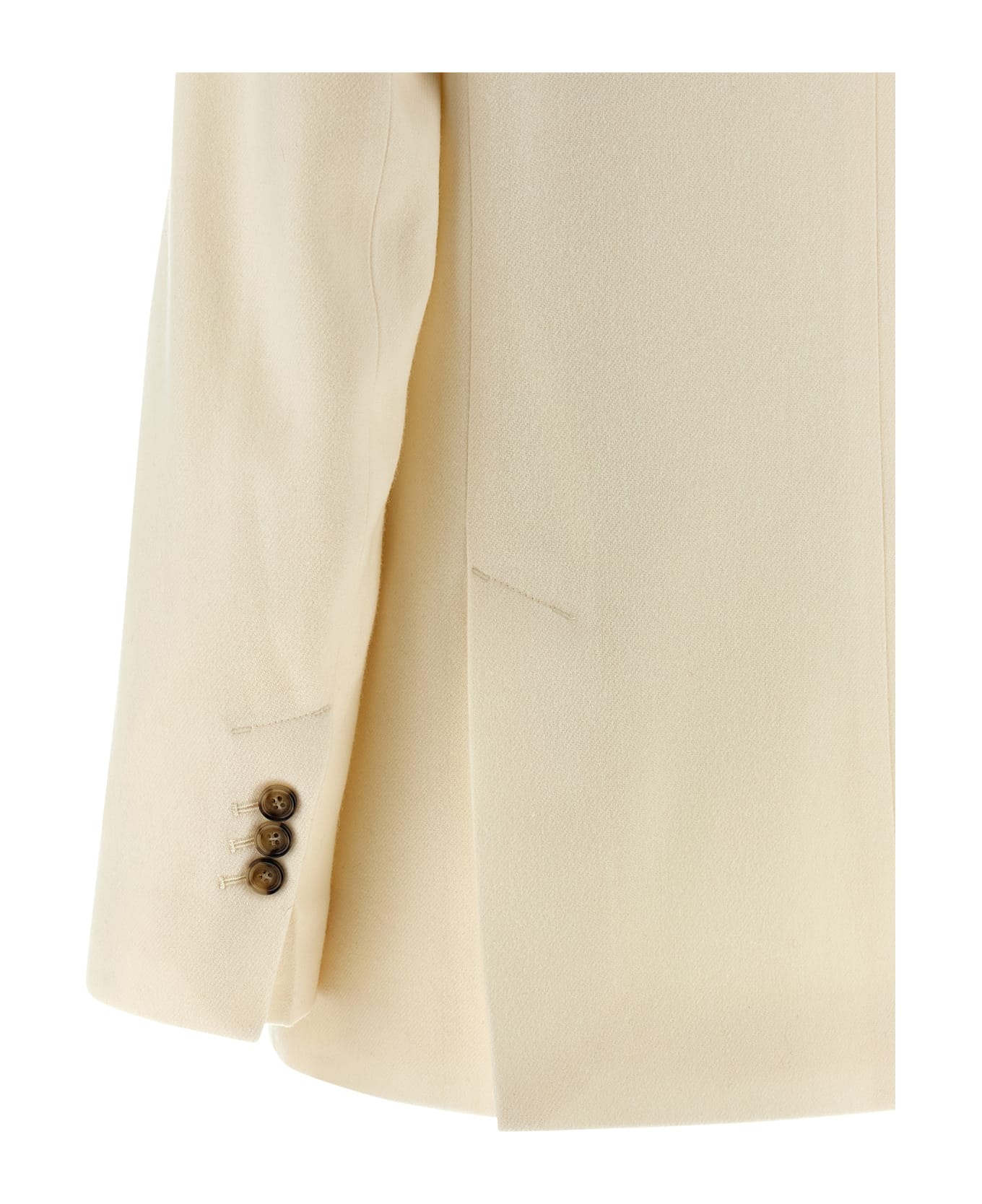 Ami Alexandre Mattiussi Wool Blazer - White