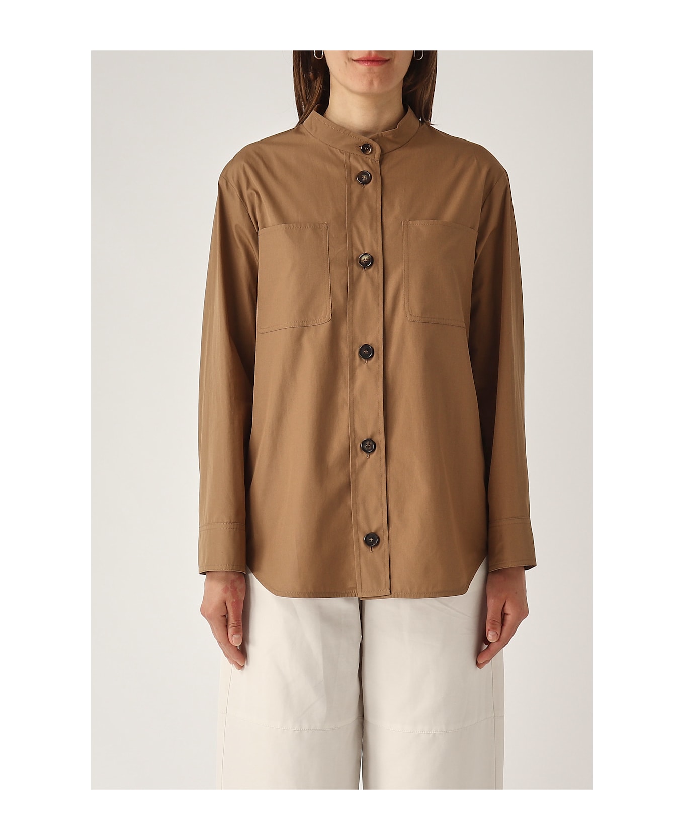 
S Max Mara Doris Blouse - CAMMELLO