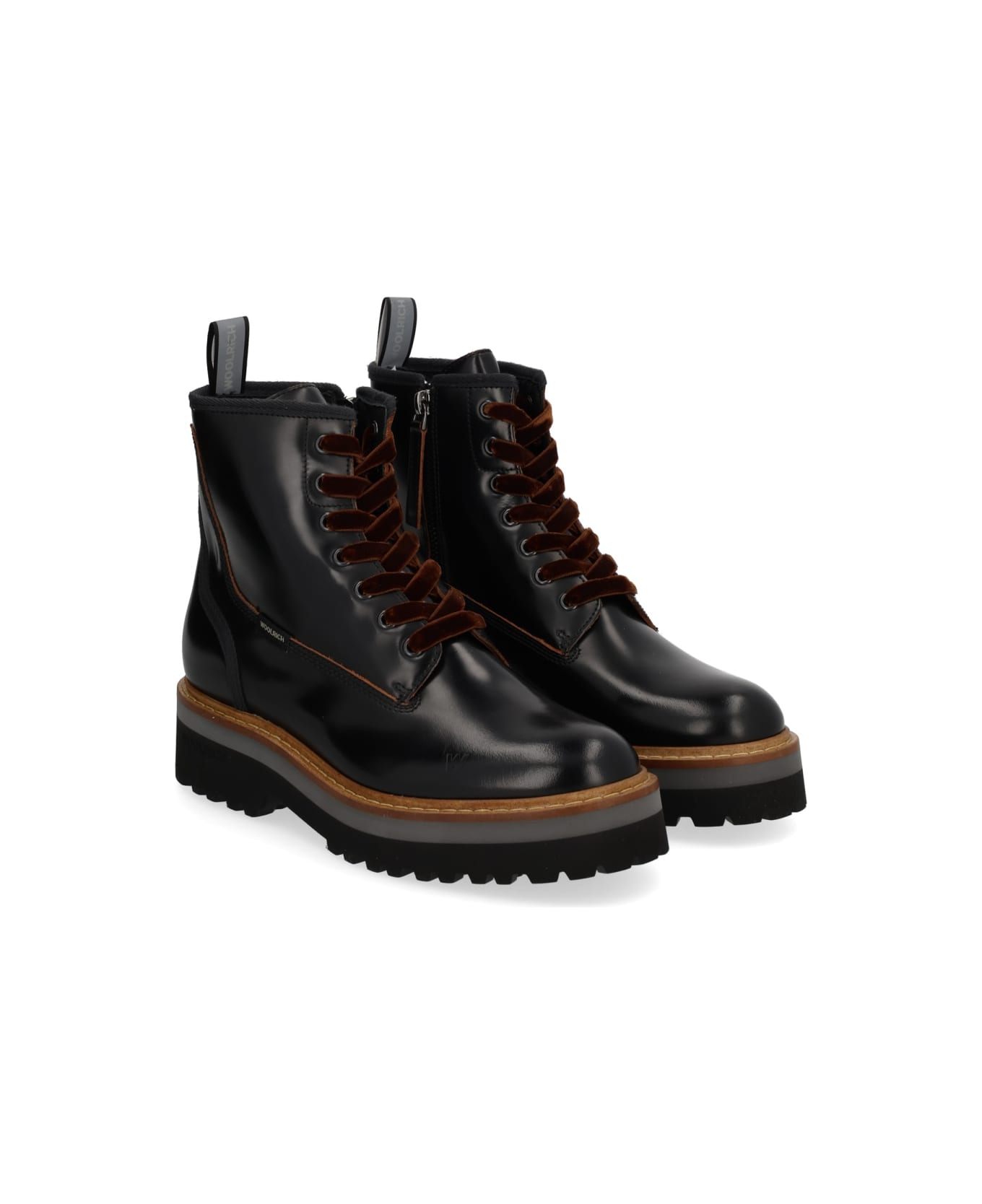 Woolrich Lace-up Boot - BLACK