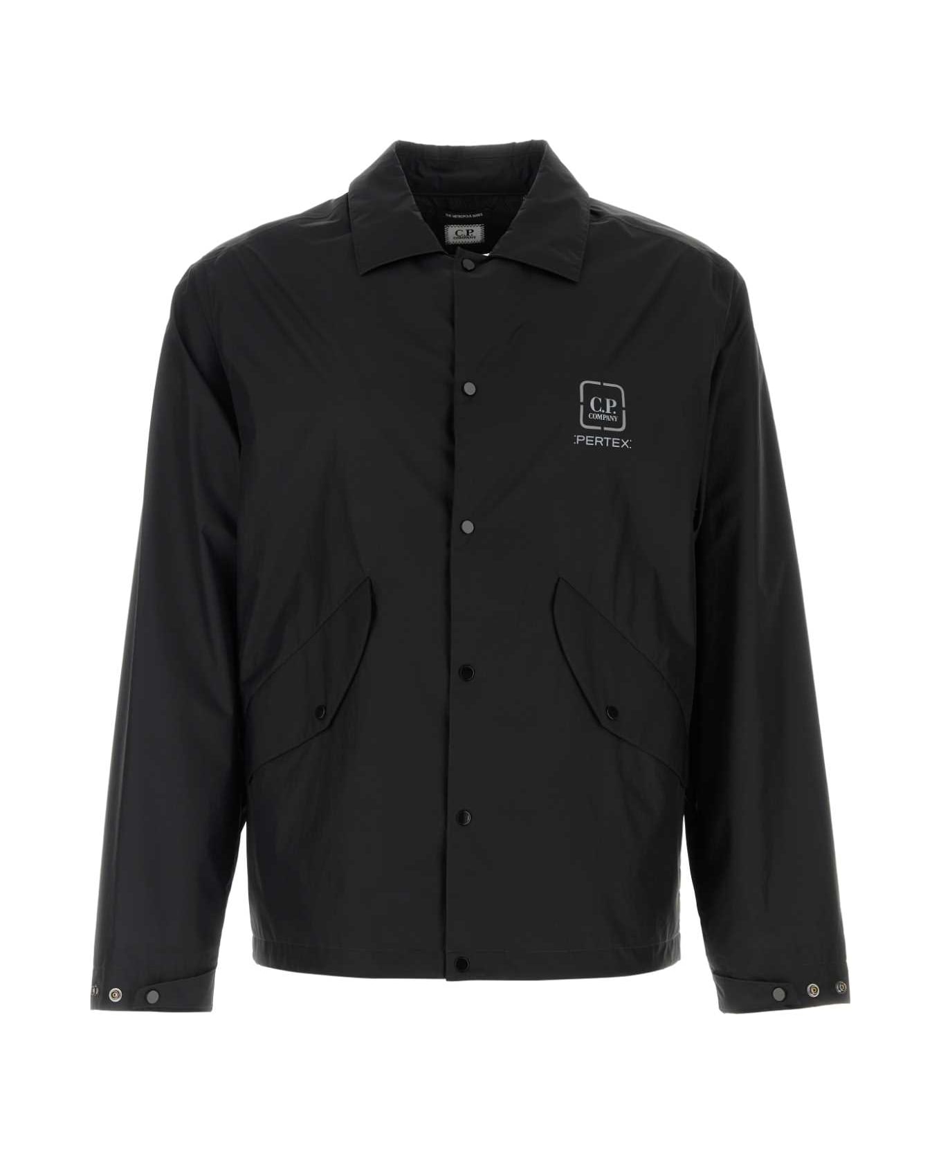 C.P. Company Black Nylon Jacket - BLACK