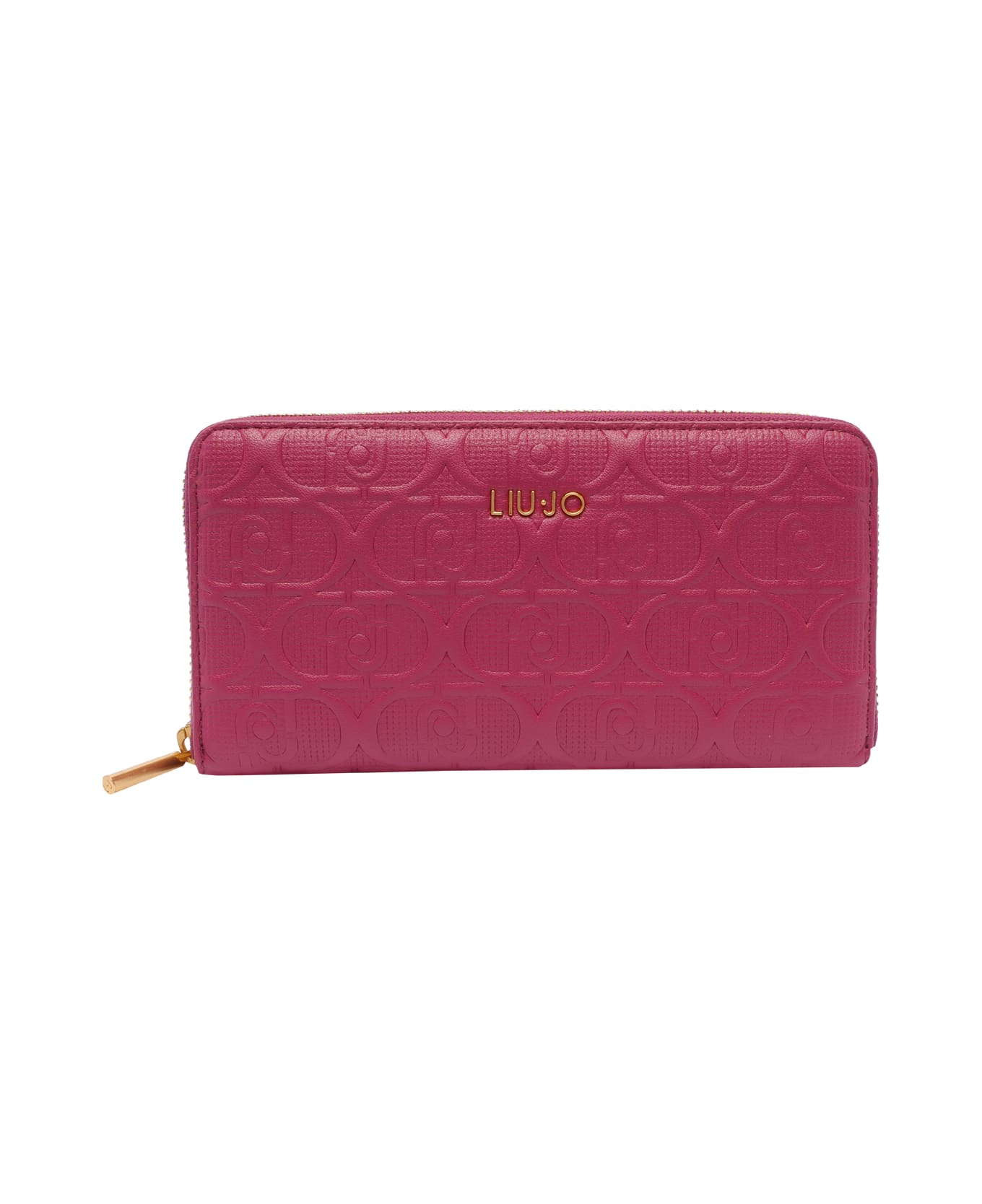 Liu-Jo Logo Wallet - Fuchsia