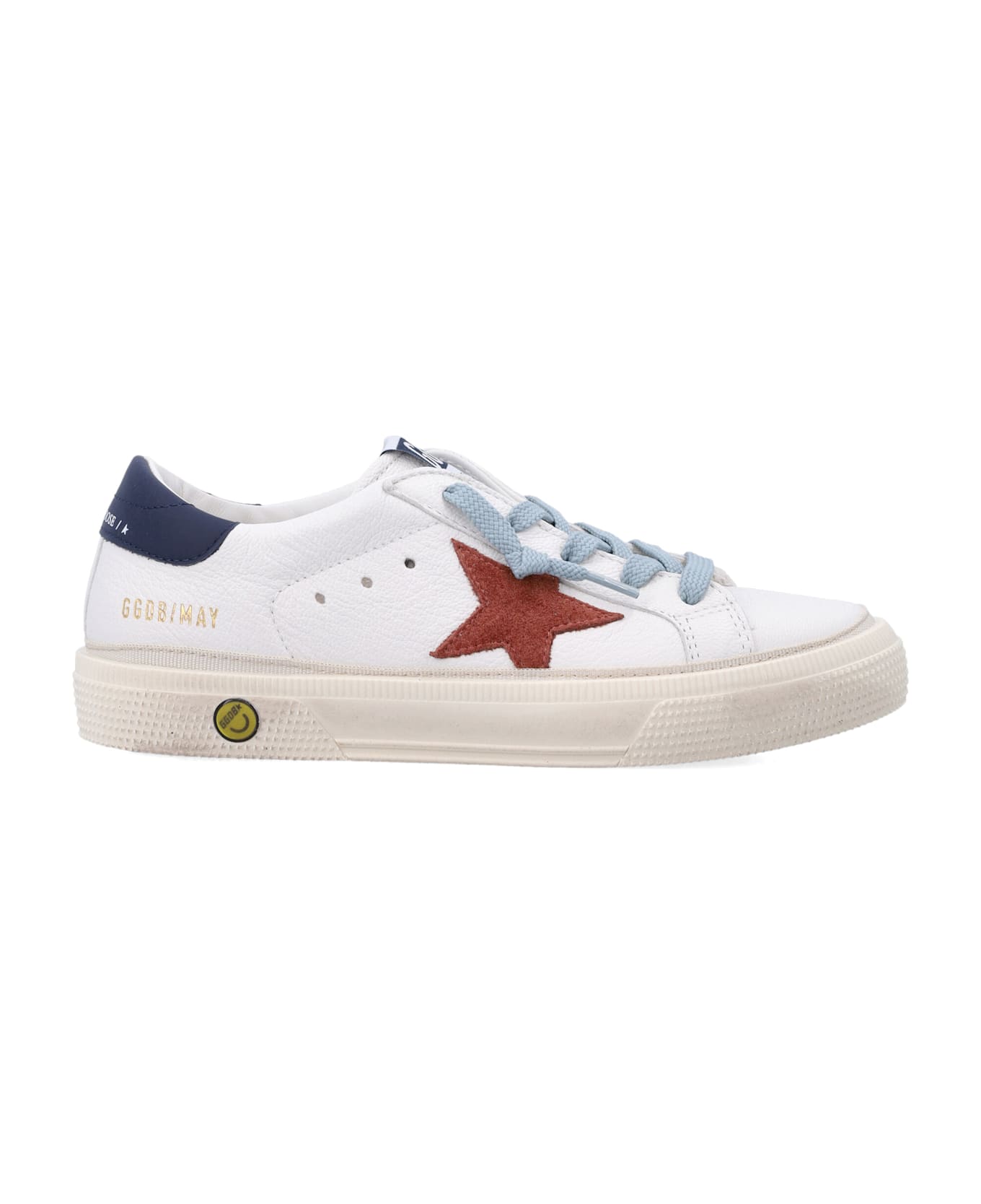 Golden Goose Kids May Sneakers - WHITE/RED