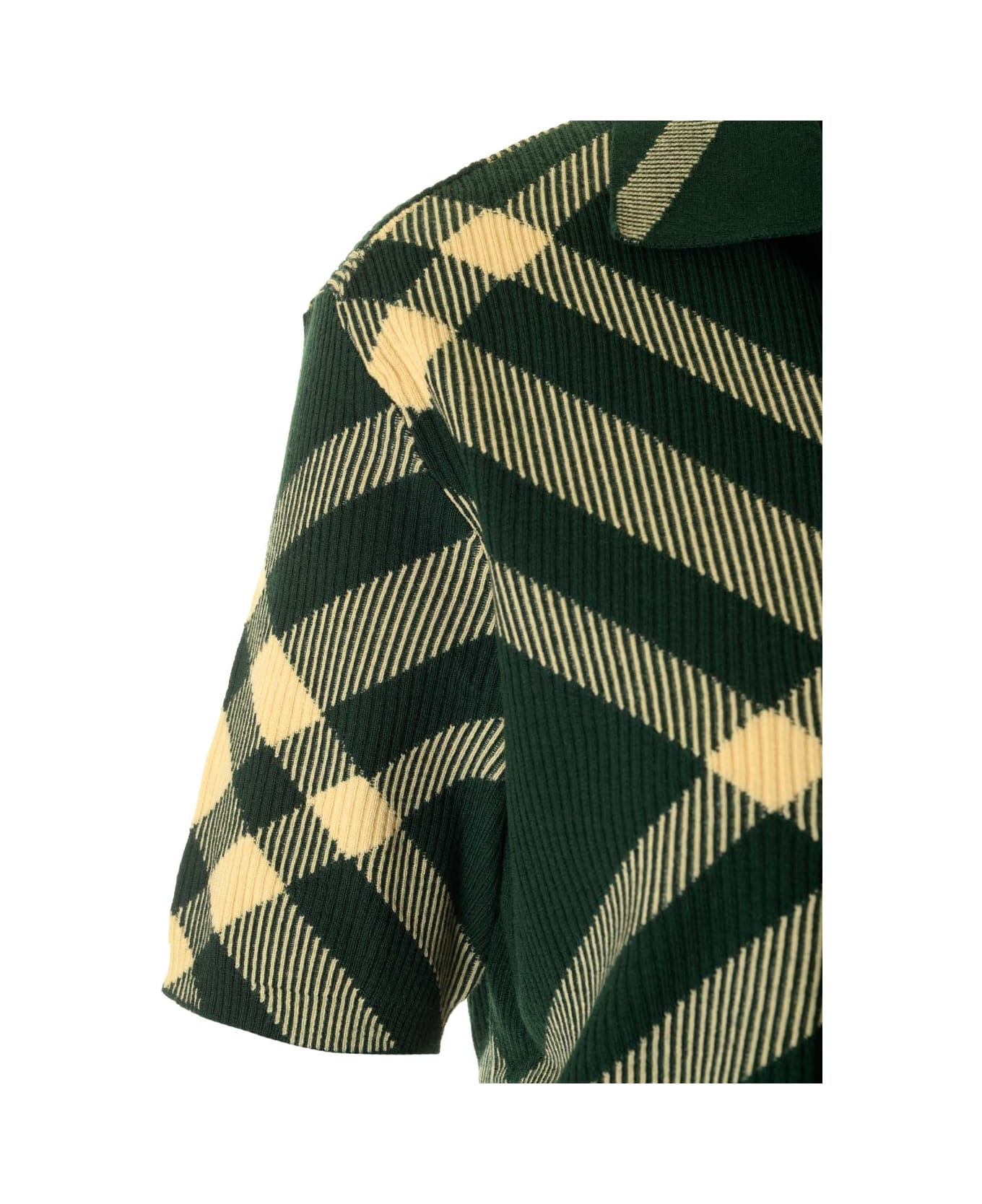 Burberry 'daffoil' Polo Shirt - Verde