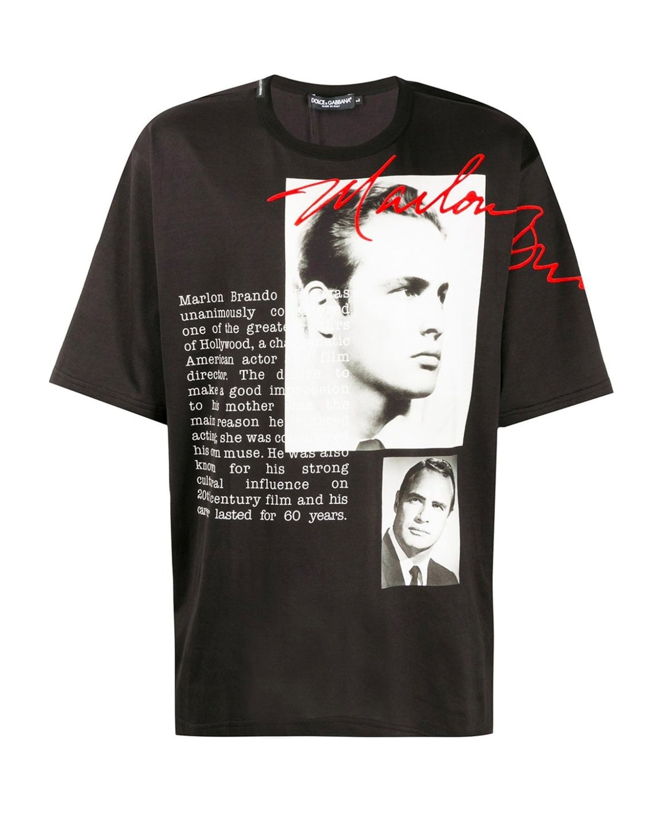 Dolce & Gabbana Cotton T-shirt - Black シャツ