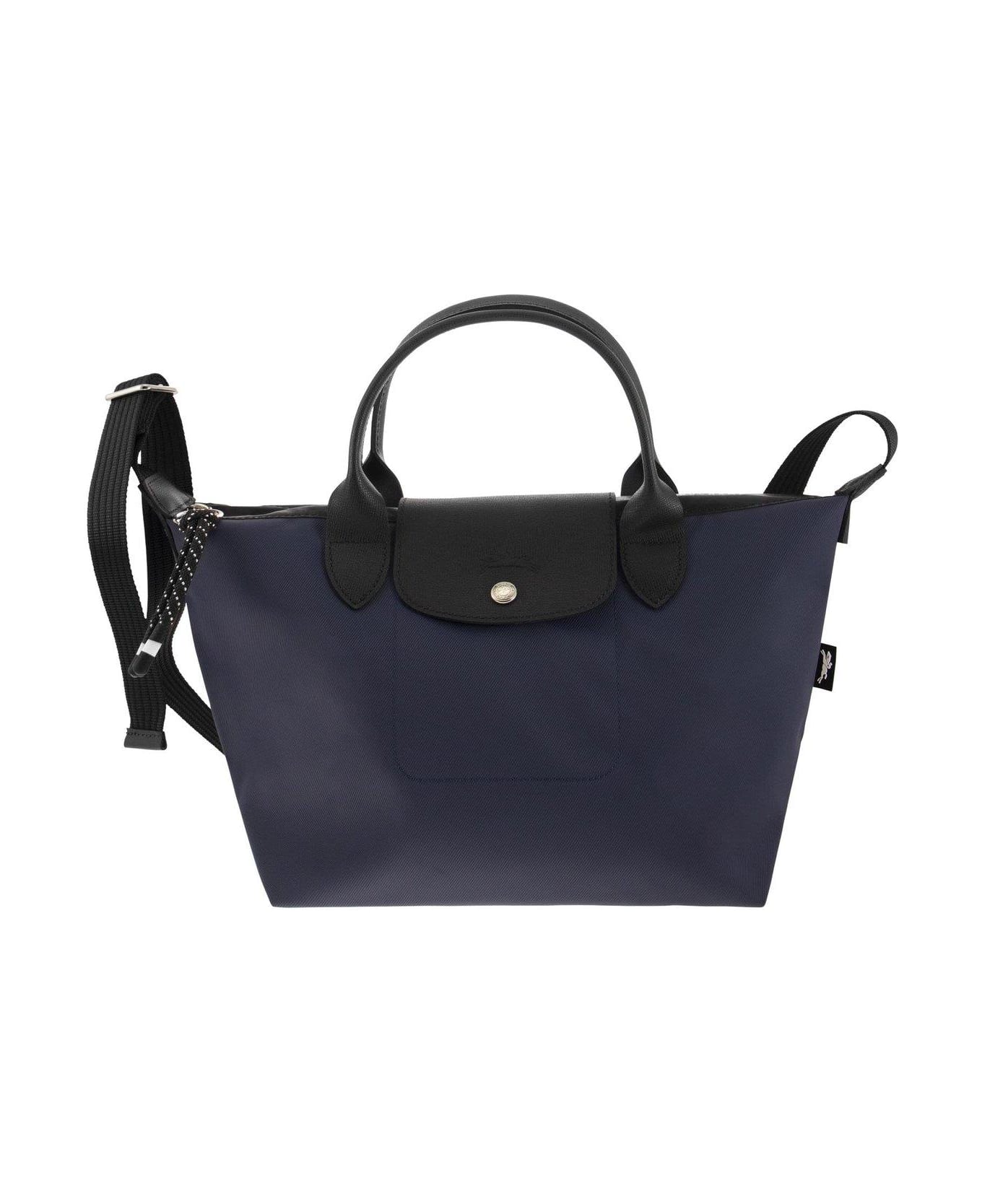 Longchamp Le Pliage Energy Strapped Small Tote Bag - BLUE