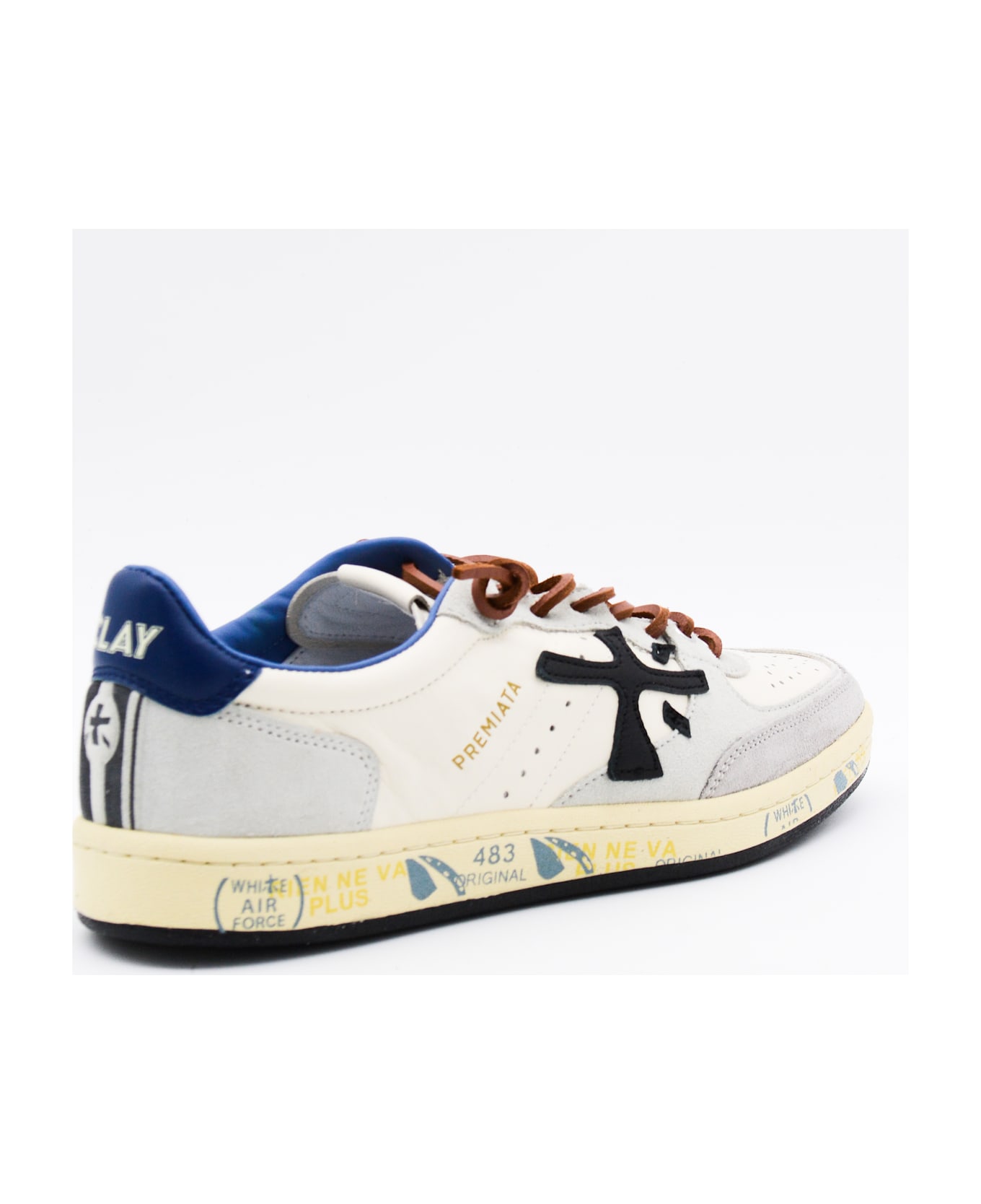 Premiata Multicolor Leather Sneakers