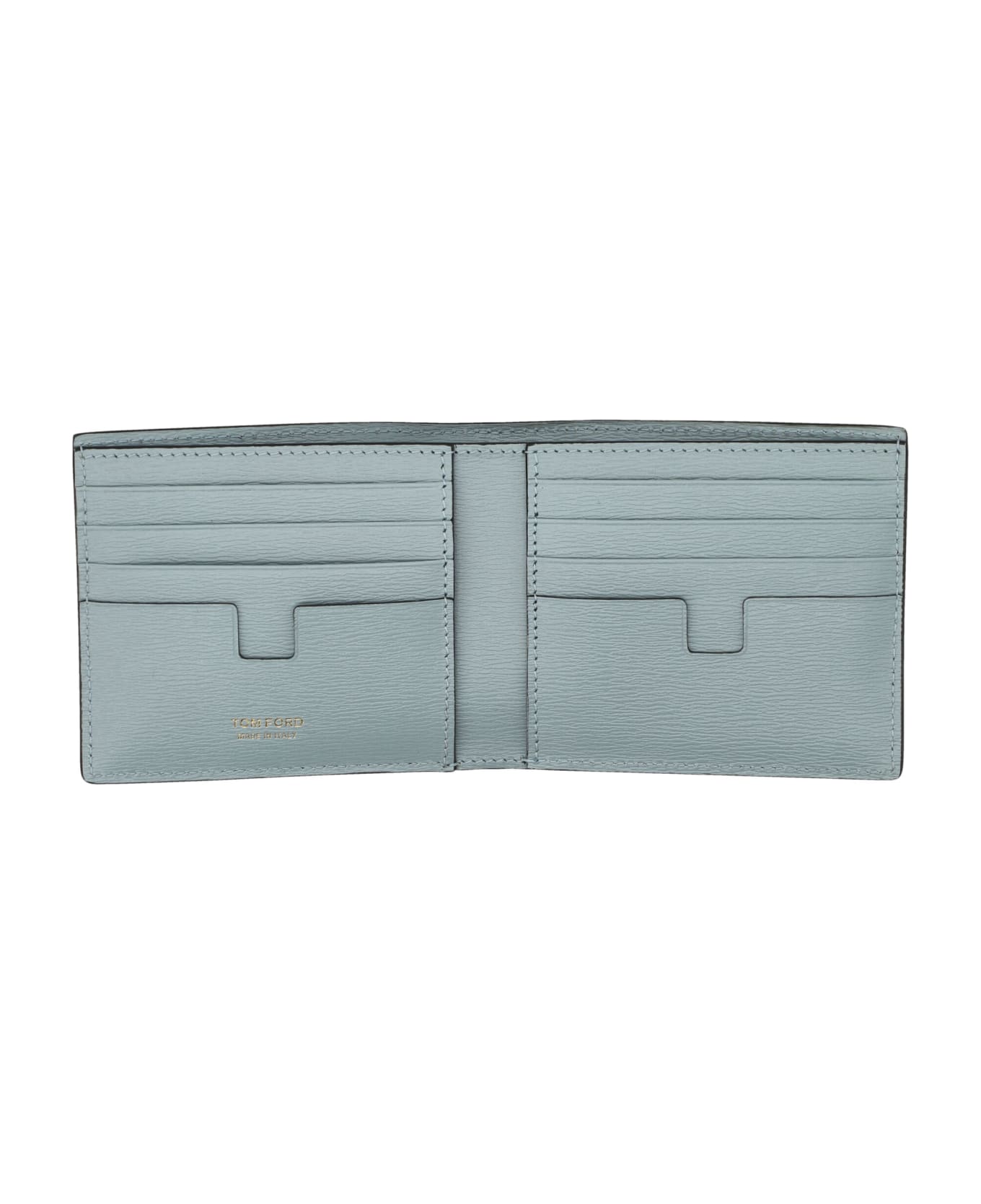 Tom Ford Saffiano Bifold Wallet - SKY BLUE