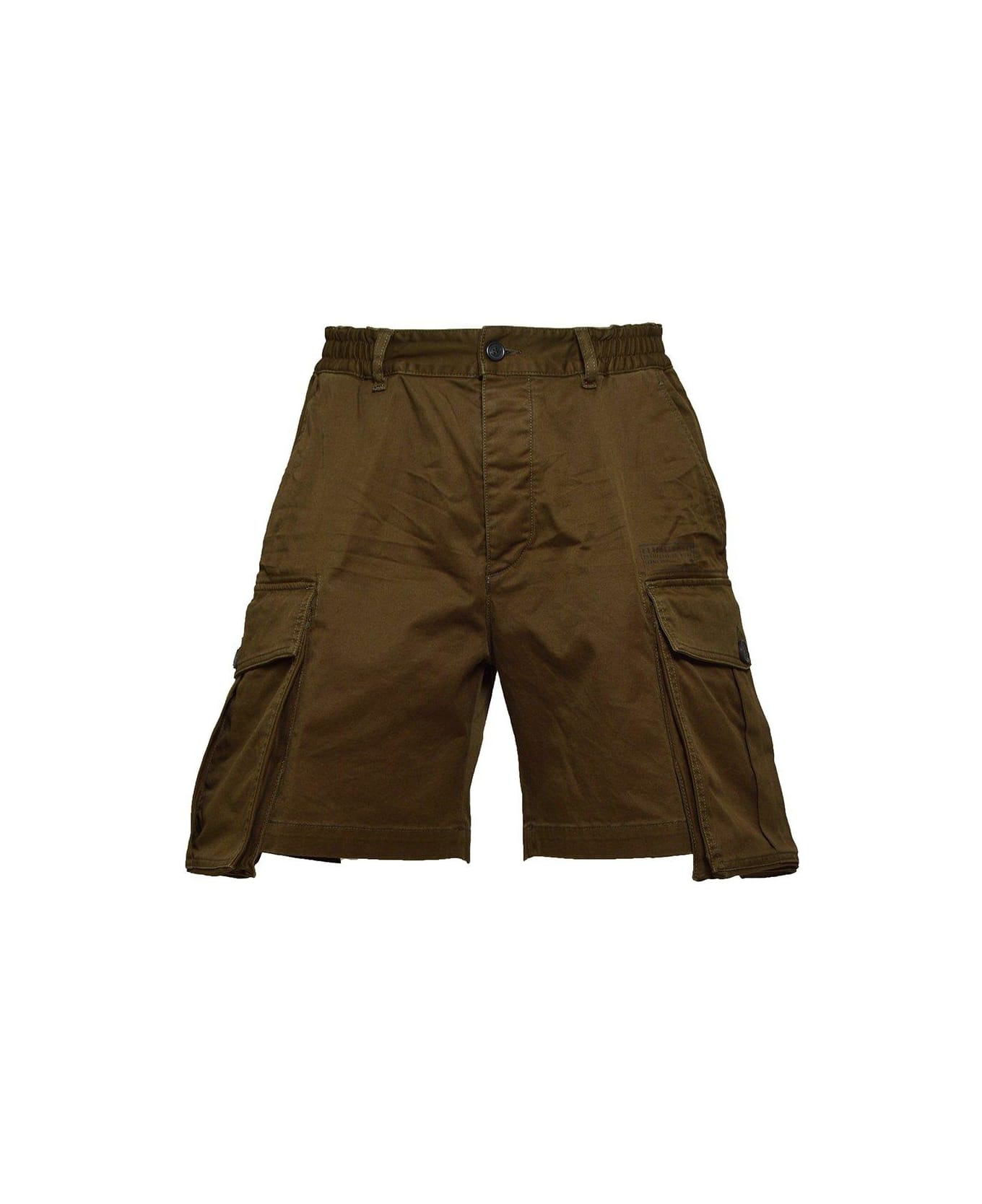 Dsquared2 Straight Leg Cargo Shorts - BEECH BROWN (Khaki)