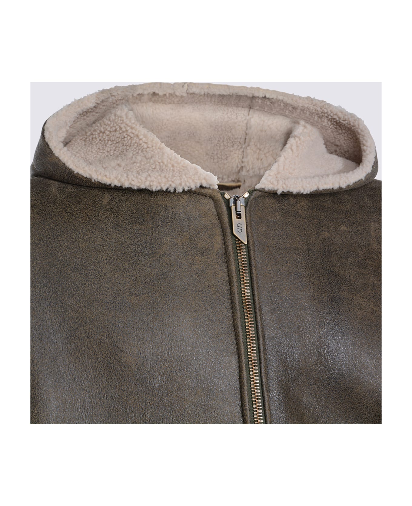 Salvatore Santoro Brown Leather Jacket レザージャケット