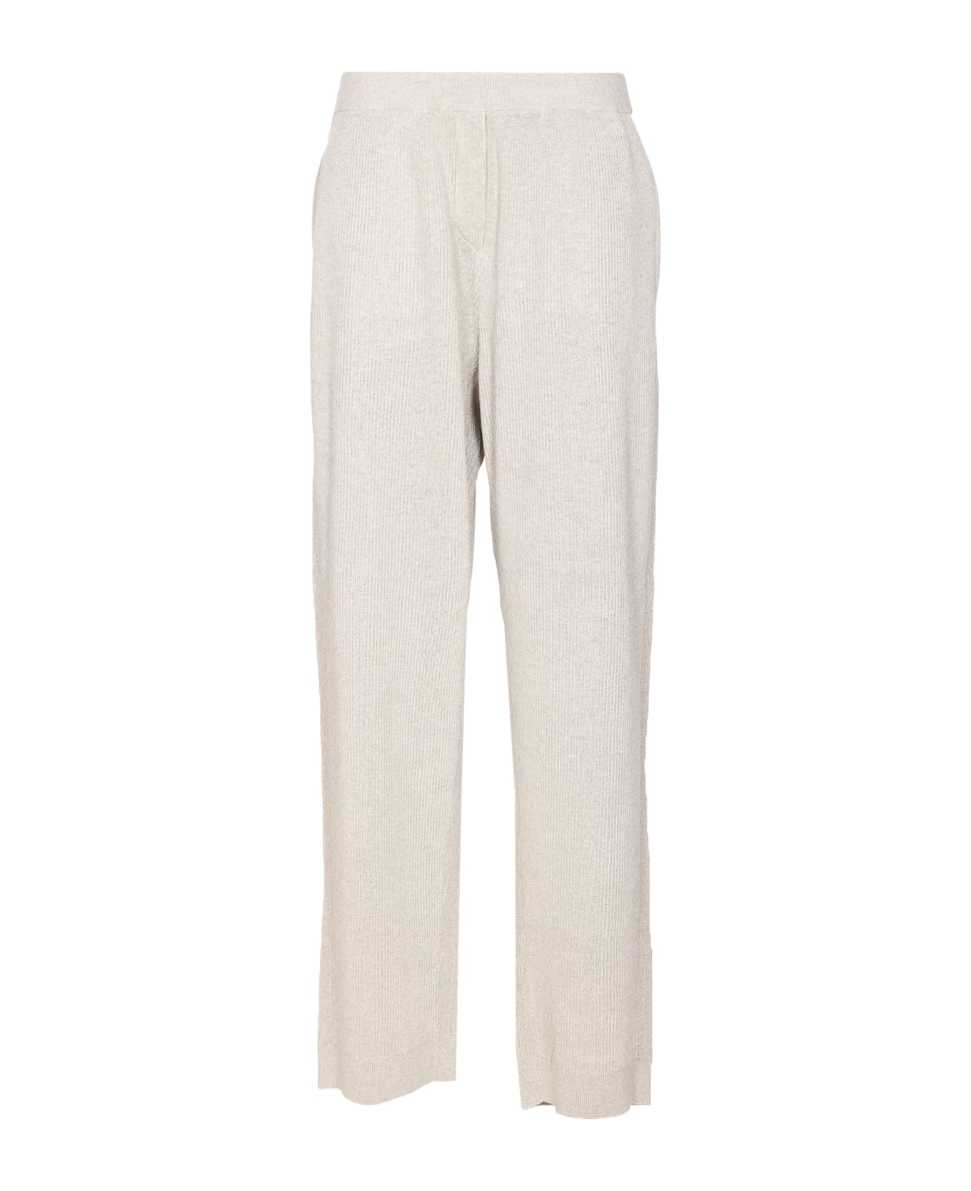 パンツ BRUNELLO CUCINELLI VANISE' SPARKLING KNITTED TROUSERS IN ENG Brunello Cucinelli Sparkling Vanisé Knit Trousers | Sendegaro US