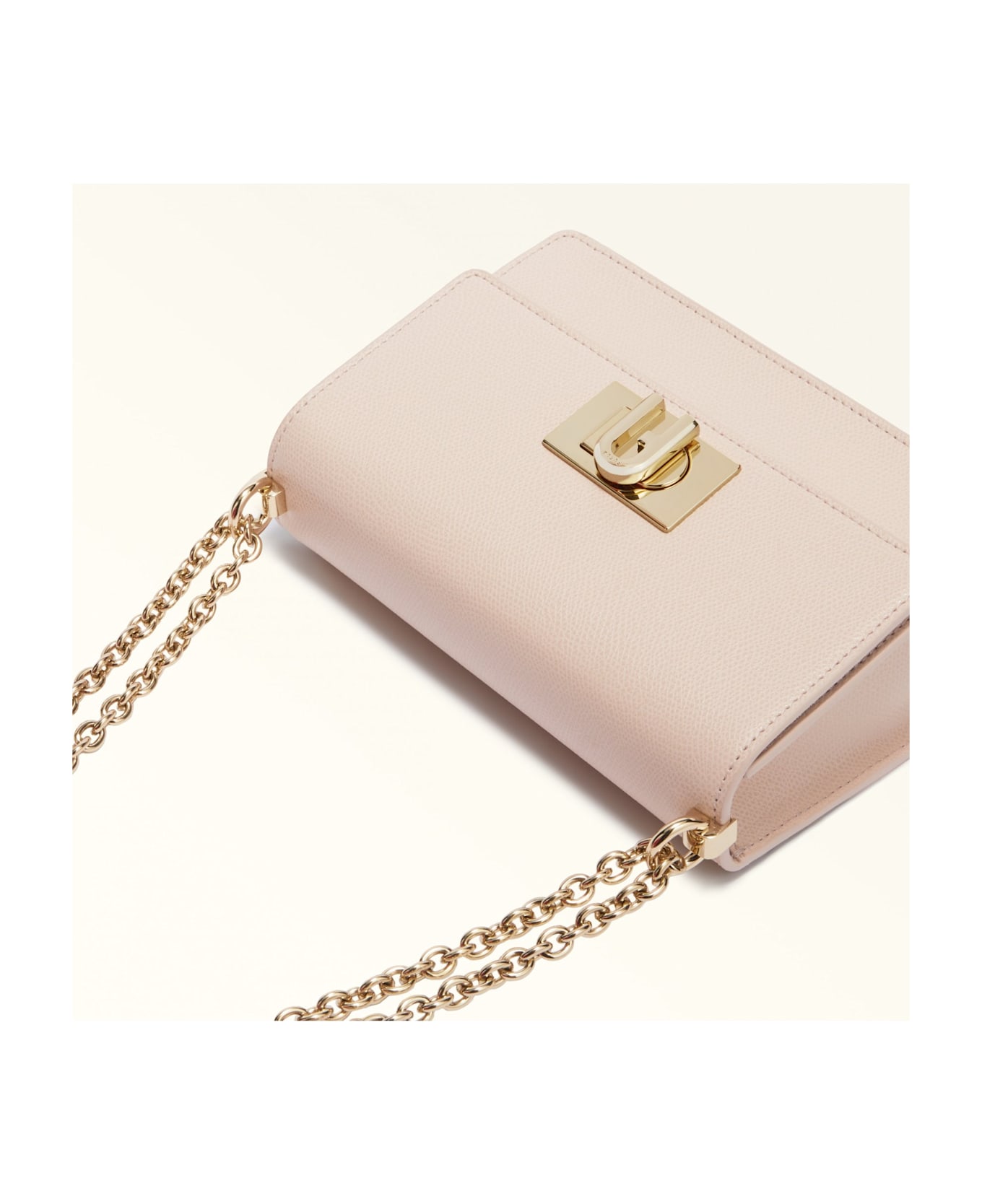 Furla 1927 Mini Leather Shoulder Bag Color Azalea - Azalea