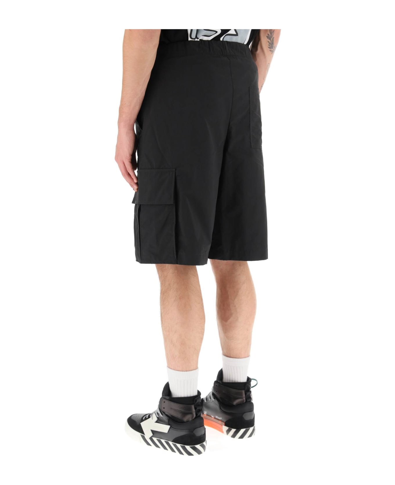 Off-White Industrial Cargo Shorts - Black
