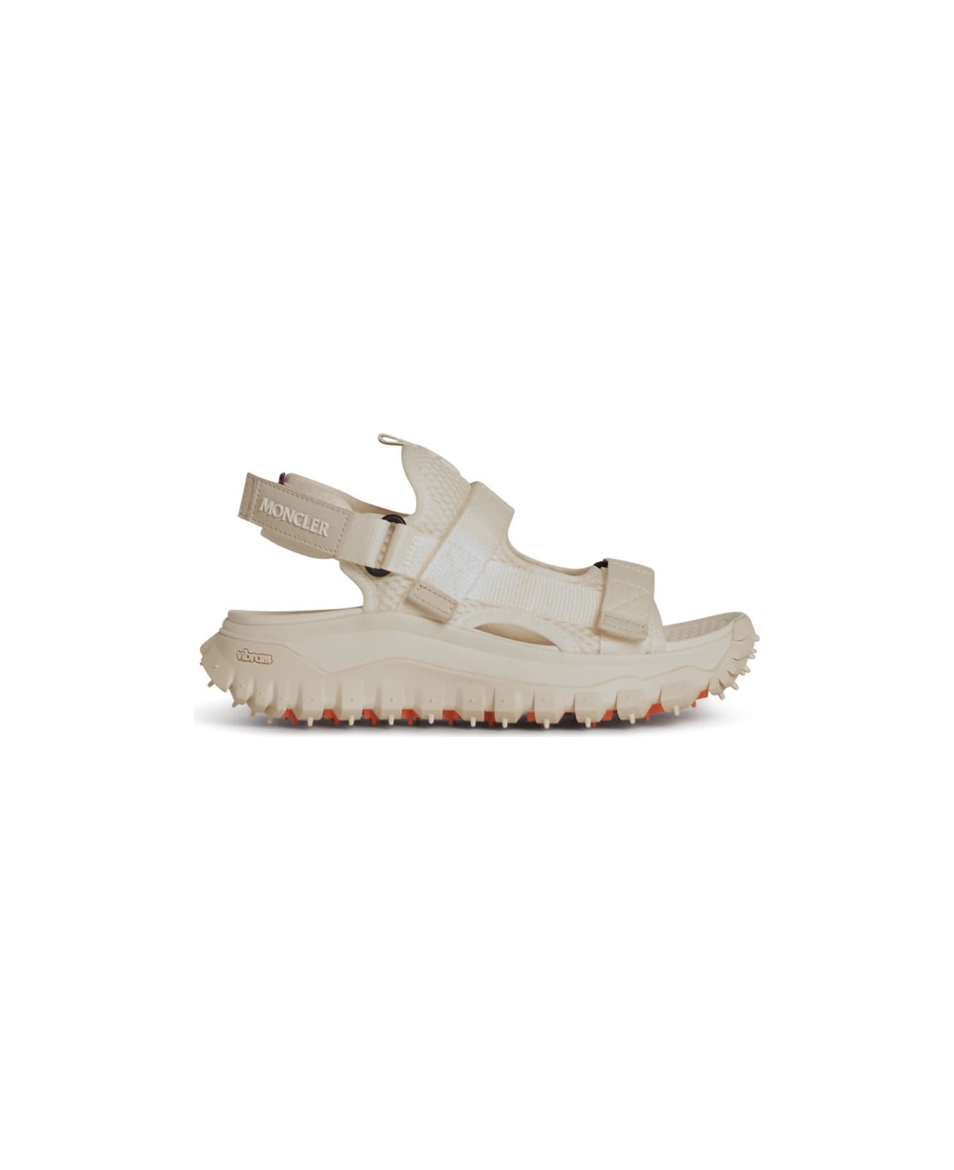 Moncler 
trailgrip
 Ivory Mesh Sandals - Ivory
