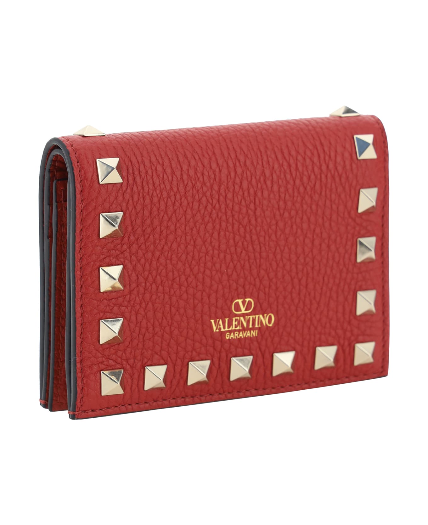 Valentino Garavani Rockstud Wallet - Rosso V