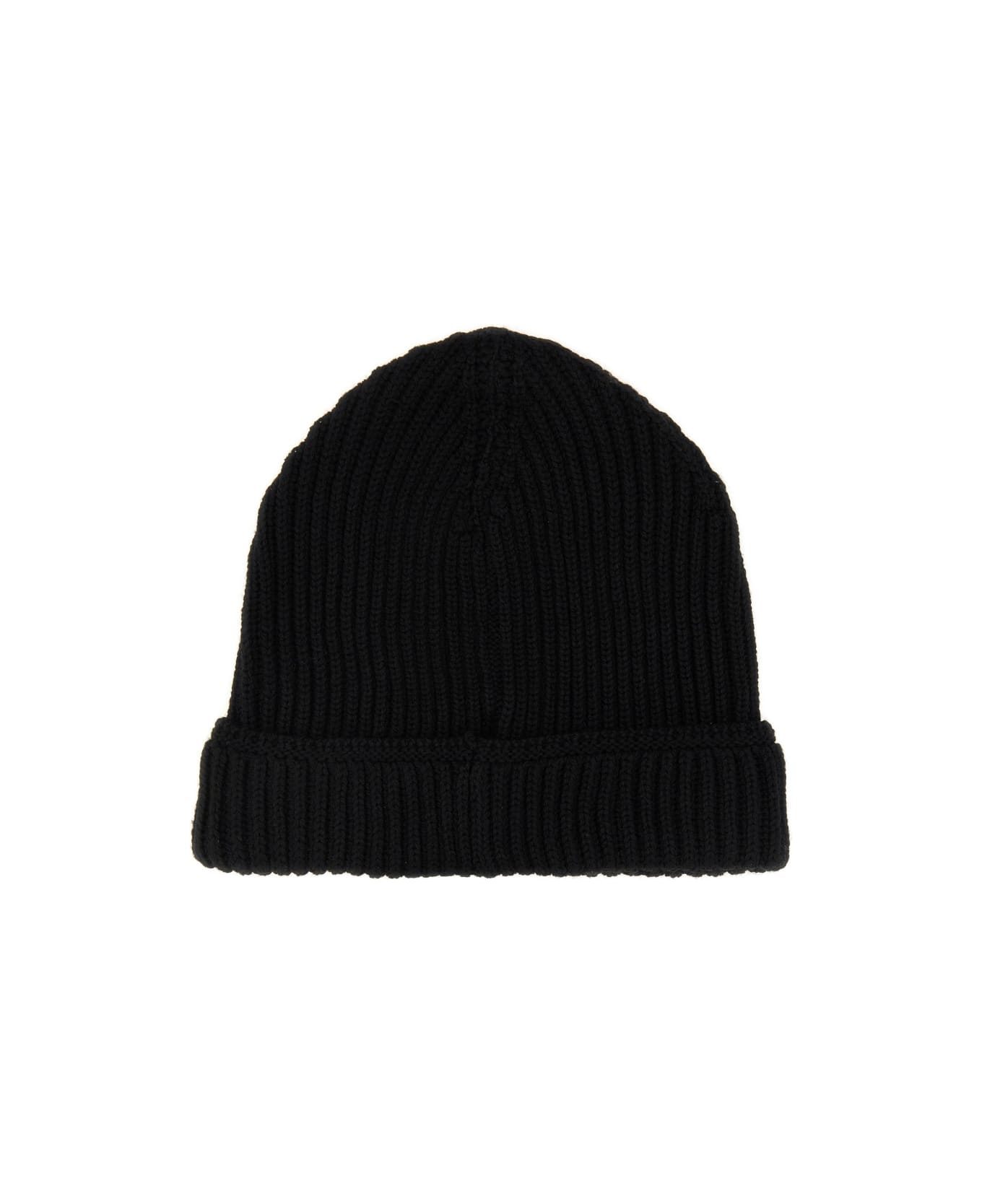 Premiata Wool Cap With Logo - BLACK