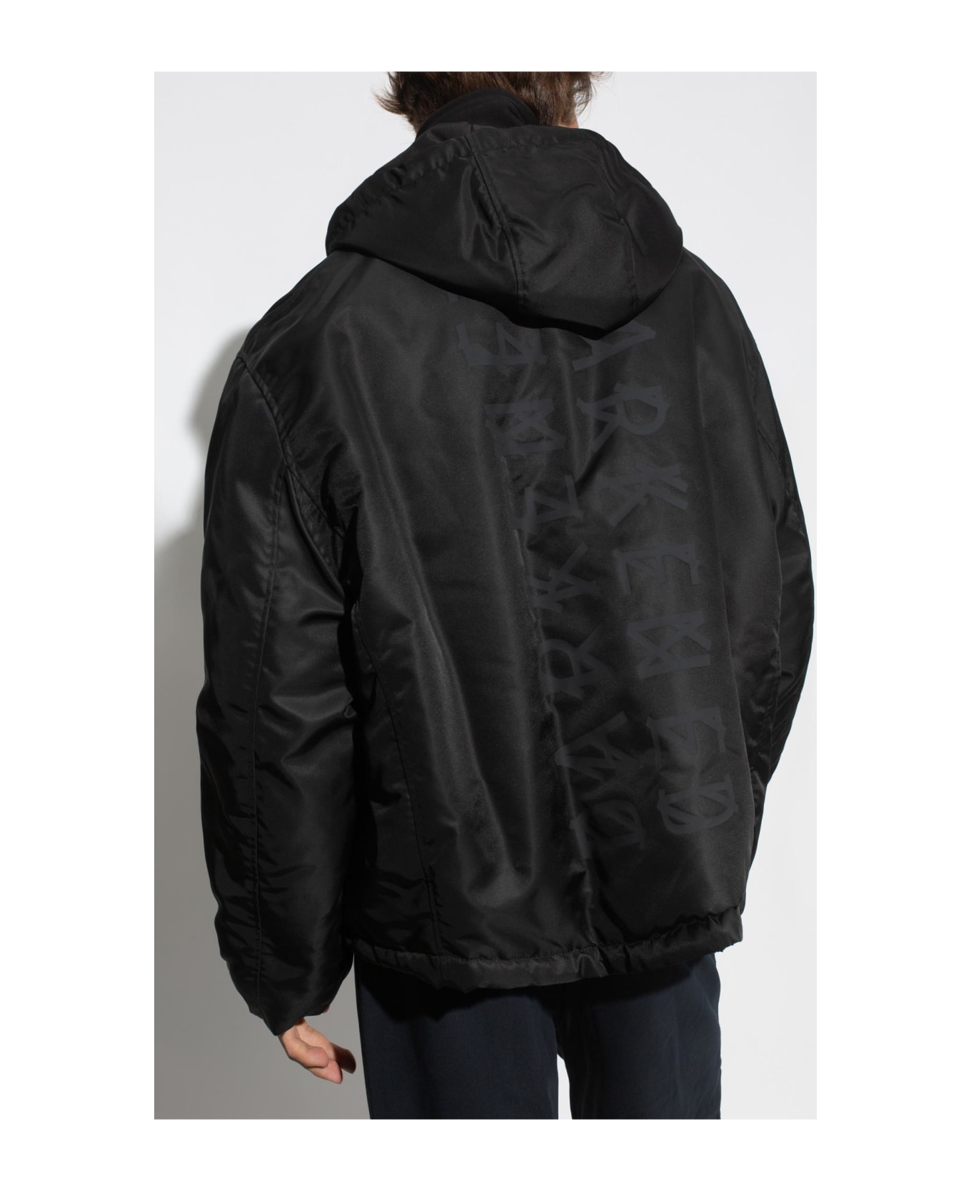 44 Label Group Hooded Jacket - Black