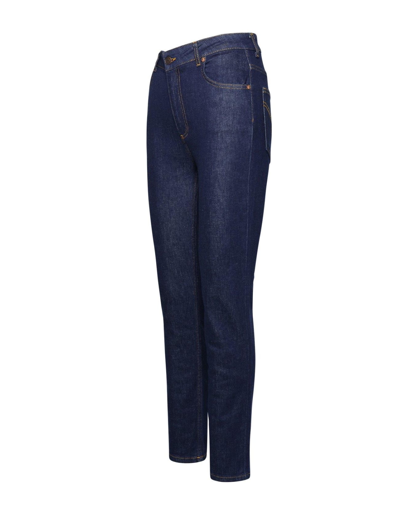 M05CH1N0 Jeans High Waist Slim Fit Jeans - Denim