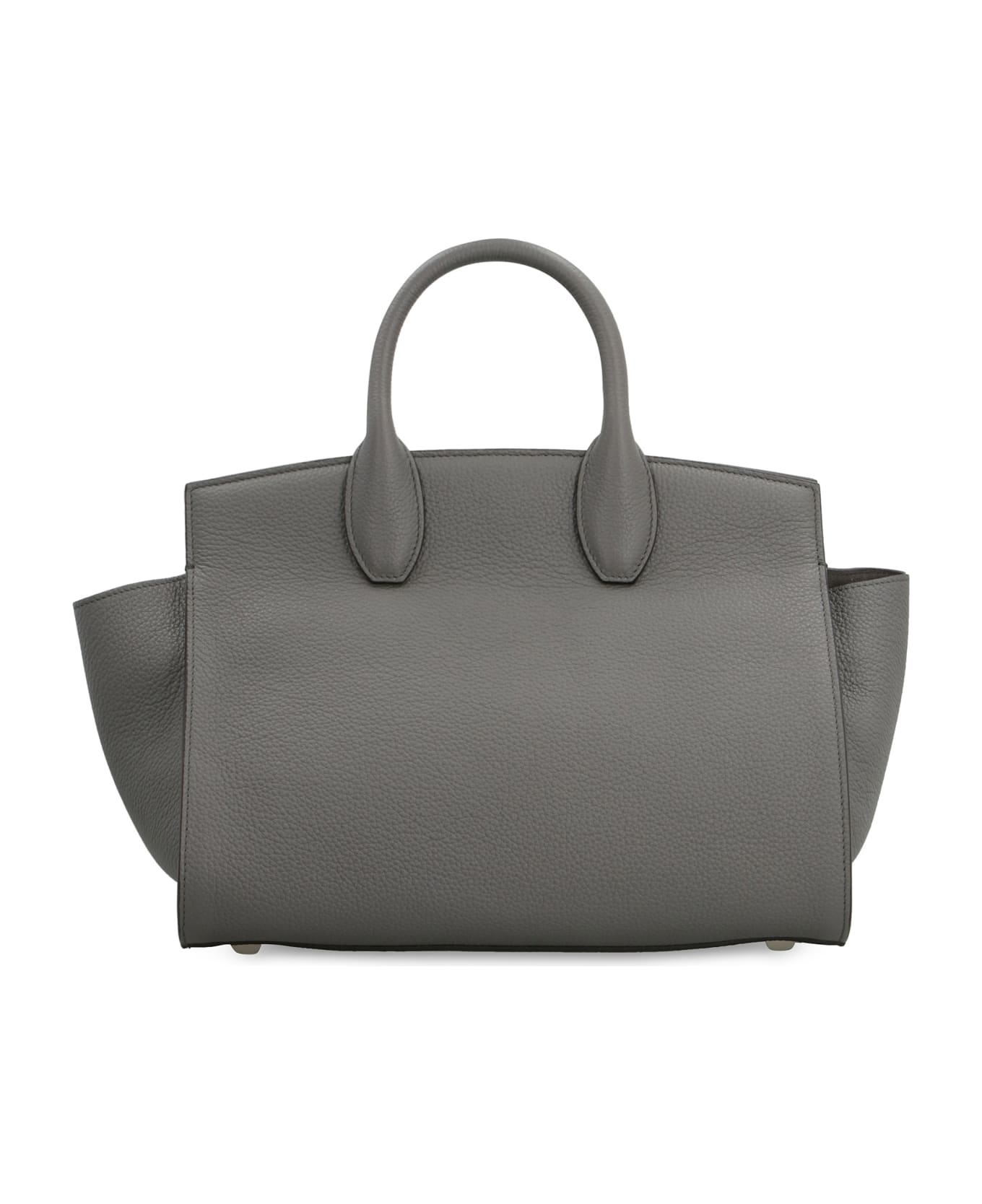 Ferragamo Studio Soft Leather Handbag - DARK GREY