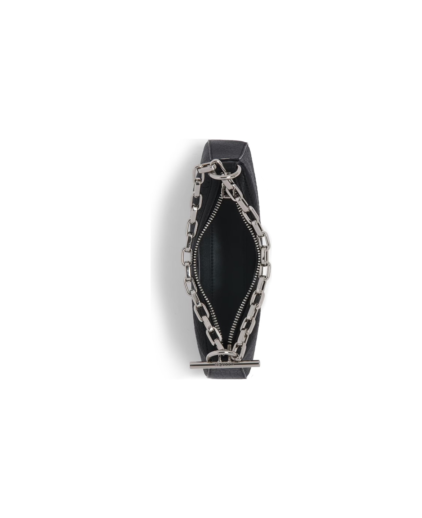 Alexander McQueen Mini T-buckle Clutch Bag - BLACK