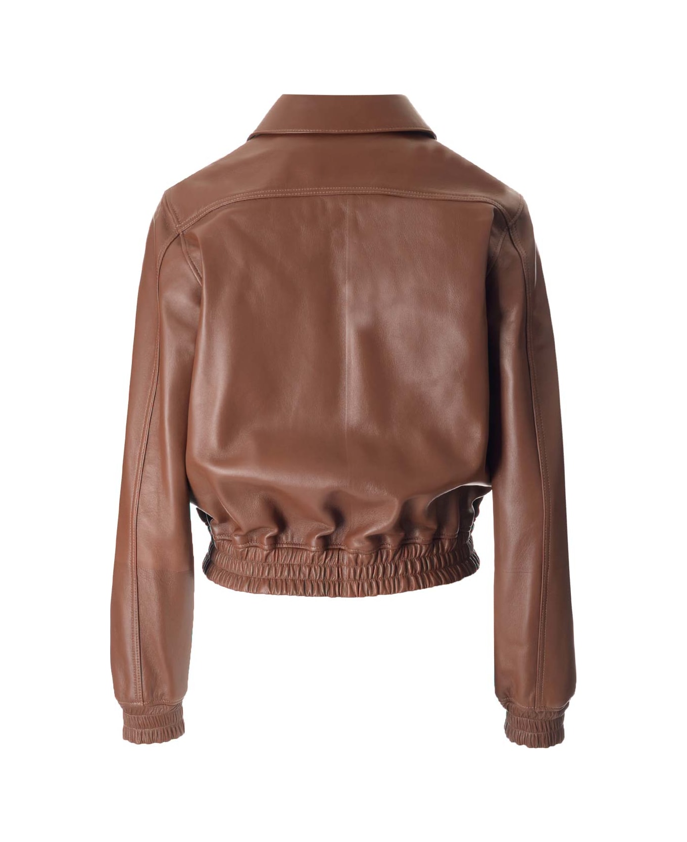 【関税&送料込】Chloe Brown Polyester Blend Bomber Jacket Chloé Chloe Brown Polyester Blend Bomber Jacket | ModeSens