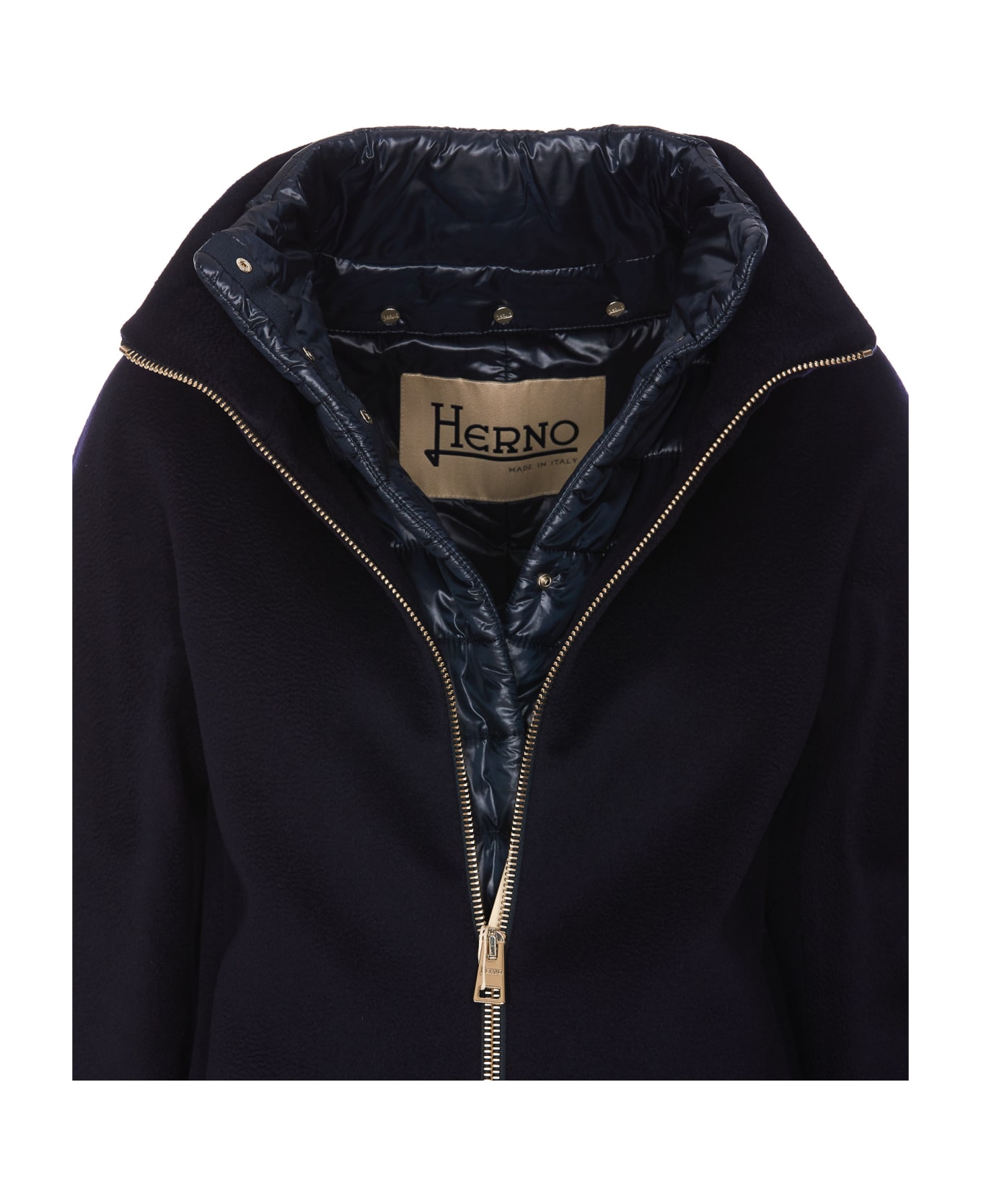 Herno Eco Wool Coat - Blue