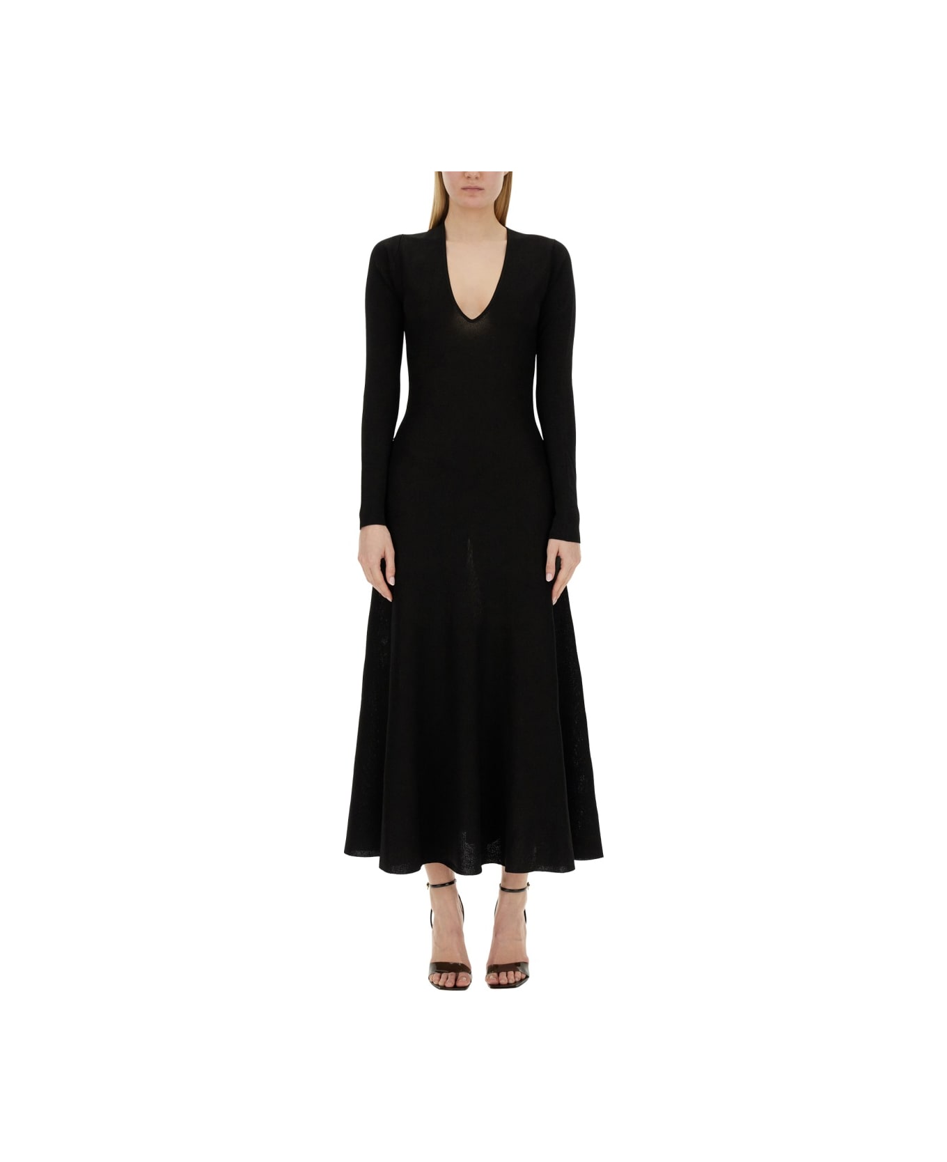 Fabiana Filippi Long Dress - BLACK