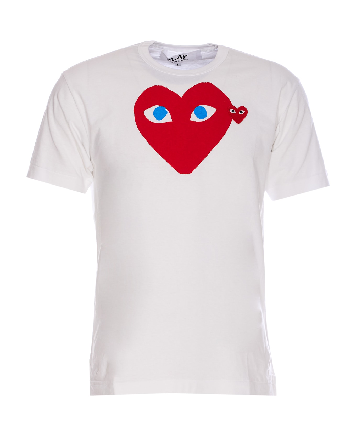 Comme des Garçons Play Heart Logo T-shirt - White