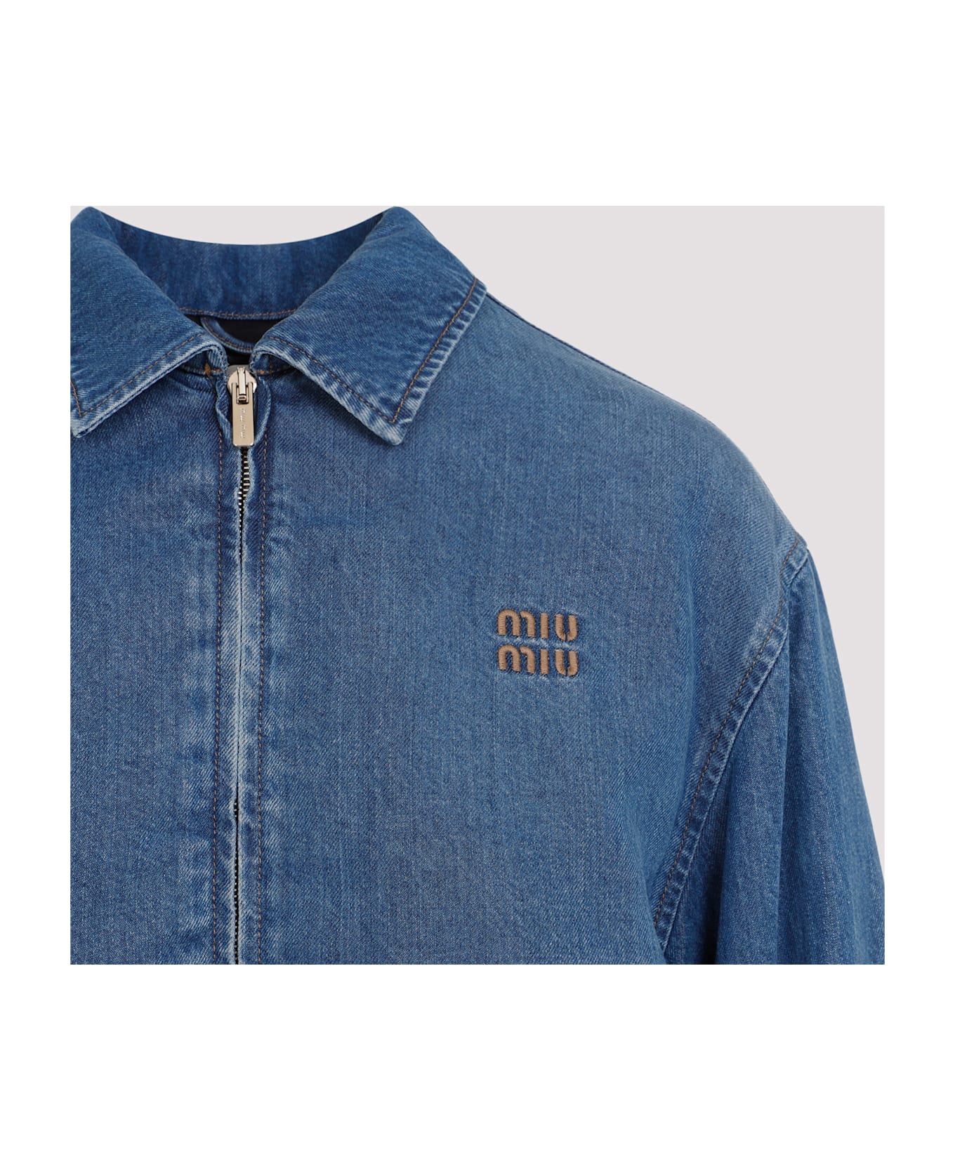 Miu Miu Denim Jacket - BLEU