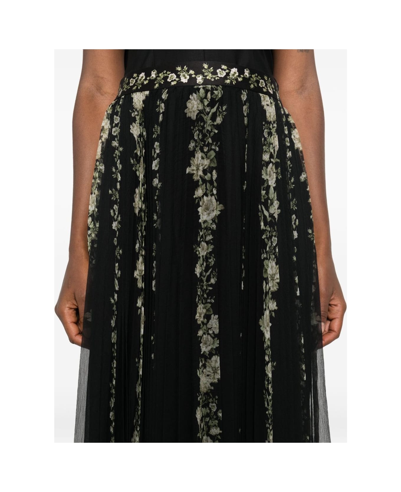 Alice + Olivia Long Skirt - Black