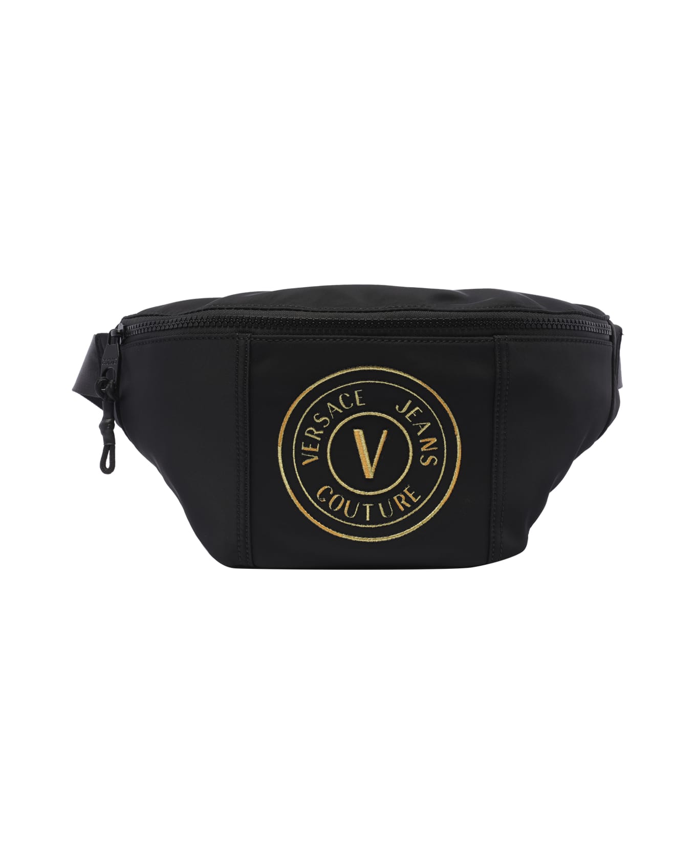 Versace Jeans Couture V-emblem Belt Bag - Black