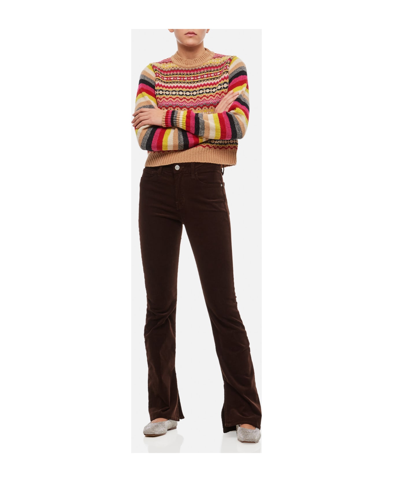 Molly Goddard Charlie Lambswool Crewneck Sweater - MultiColour