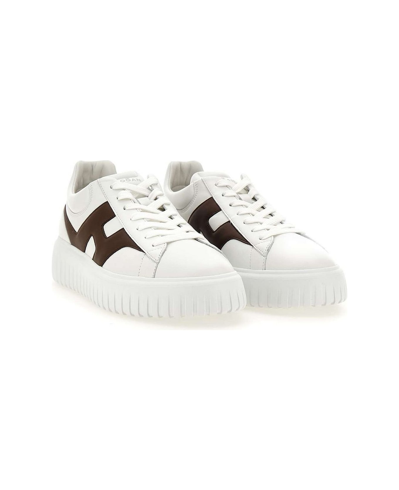 Hogan H-stripes Low-top Sneakers Hogan - WHITE