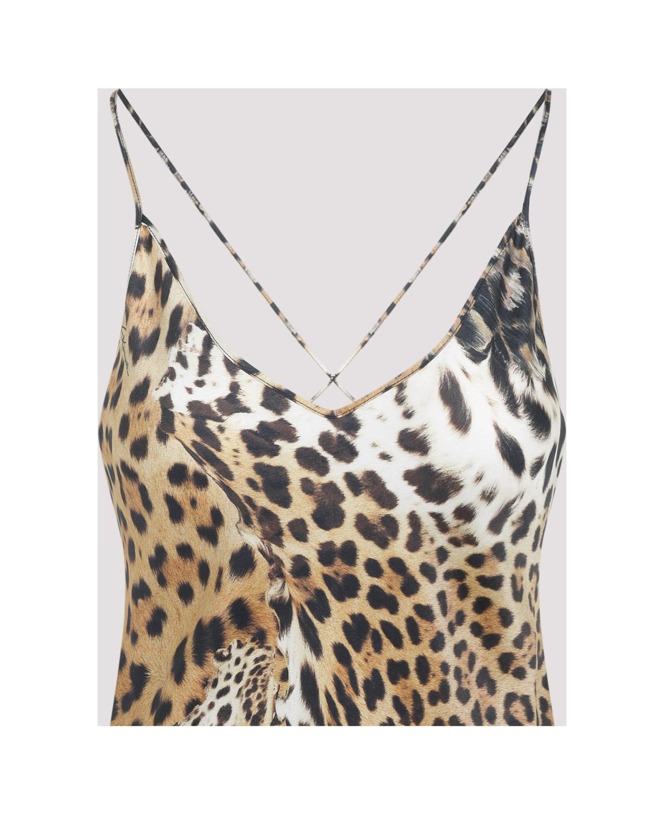 Roberto Cavalli Jaguar Skin Dress - Naturale