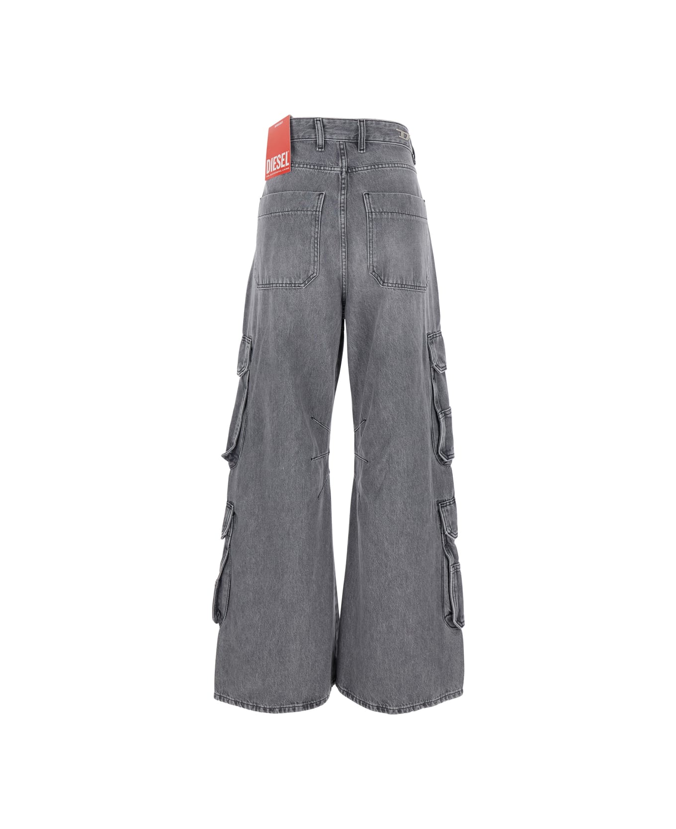 Diesel Grey Cargo Jeans - Grey